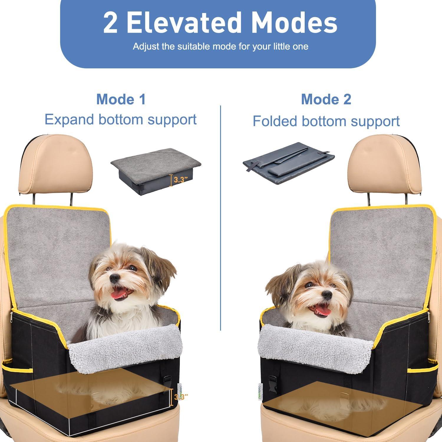Asiento de Coche para Perros JESPET Elevador Portátil 40.64x33.02cm