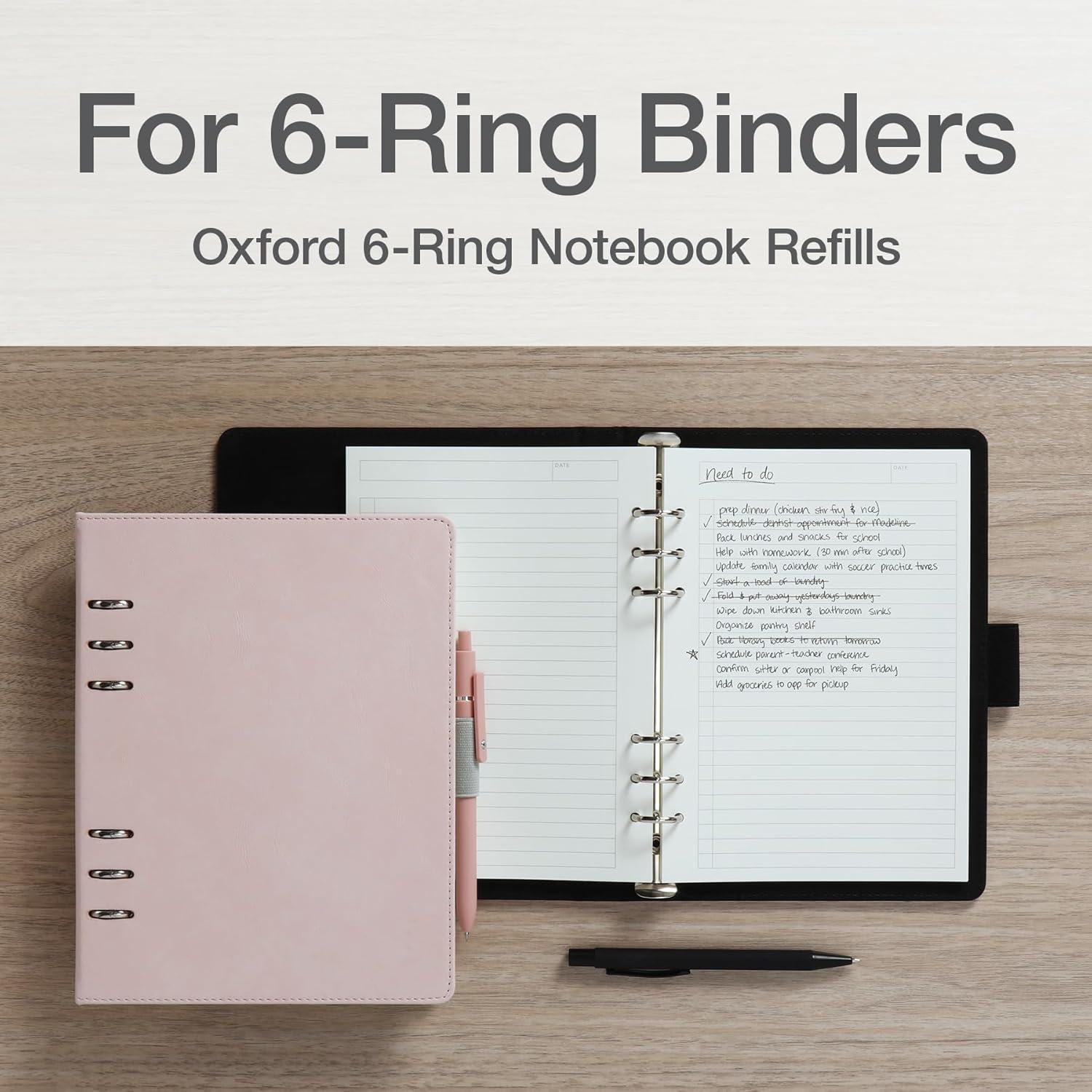 Papel de Repuesto A5 Oxford 120 Hojas Rayado Marfil