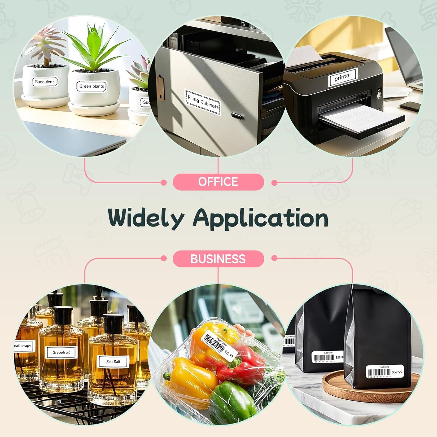 Impresora de Etiquetas FOXLINE F10 Bluetooth Verde Portátil