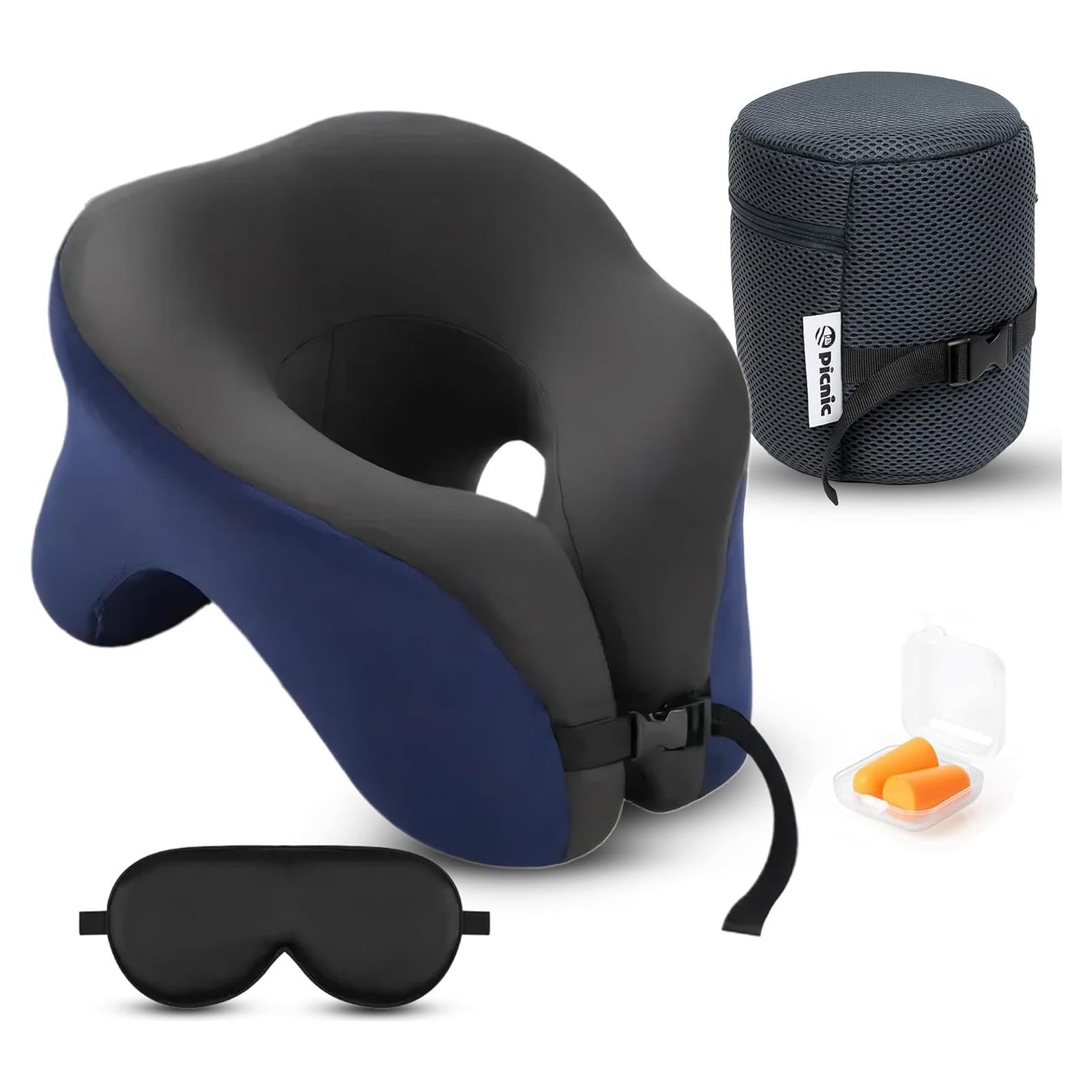 Almohada de Cuello Ergonómica Picnic | Espuma de Memoria 32x26 cm