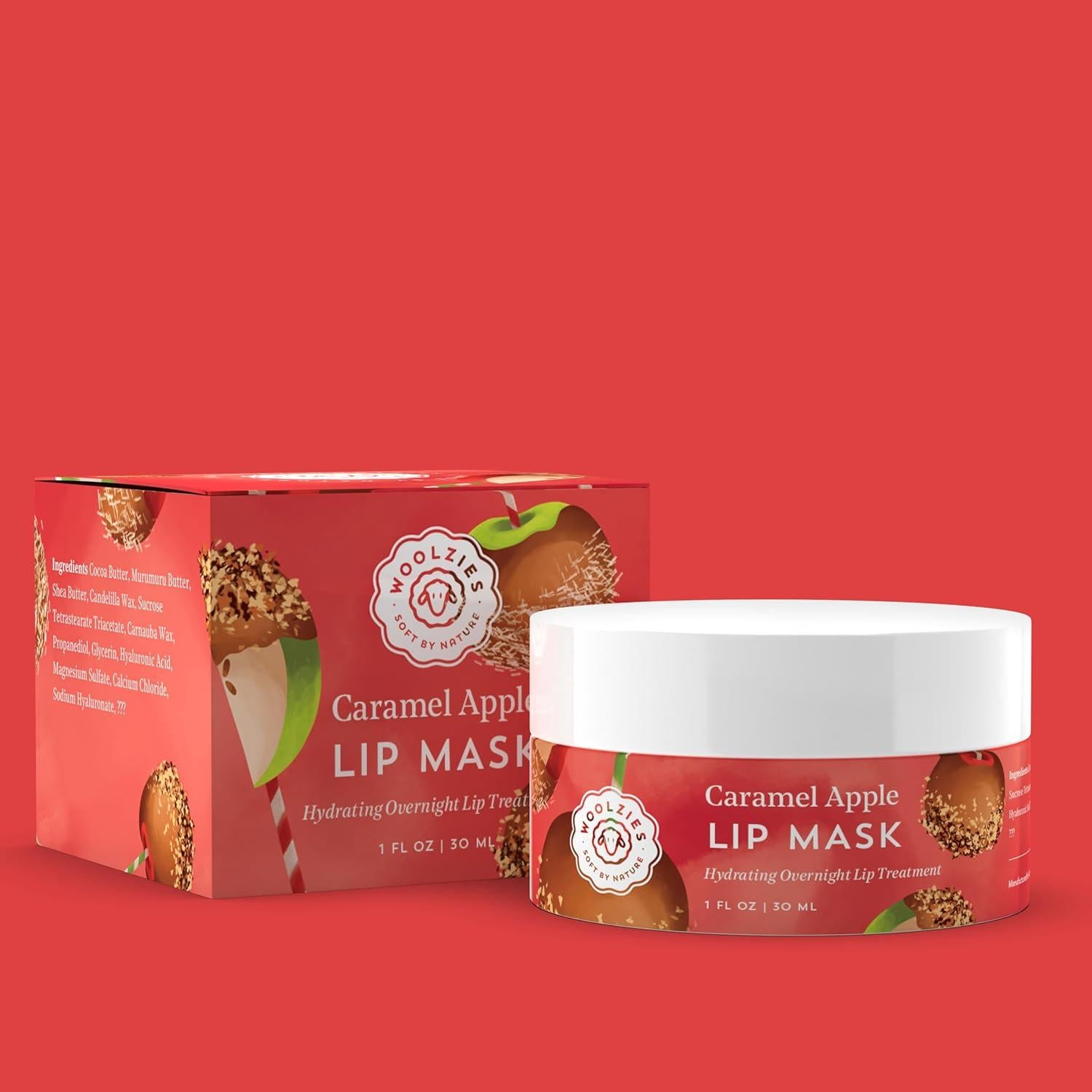 Mascarilla Hidratante Labial Woolzies 28.35 g Caramelo de Manzana