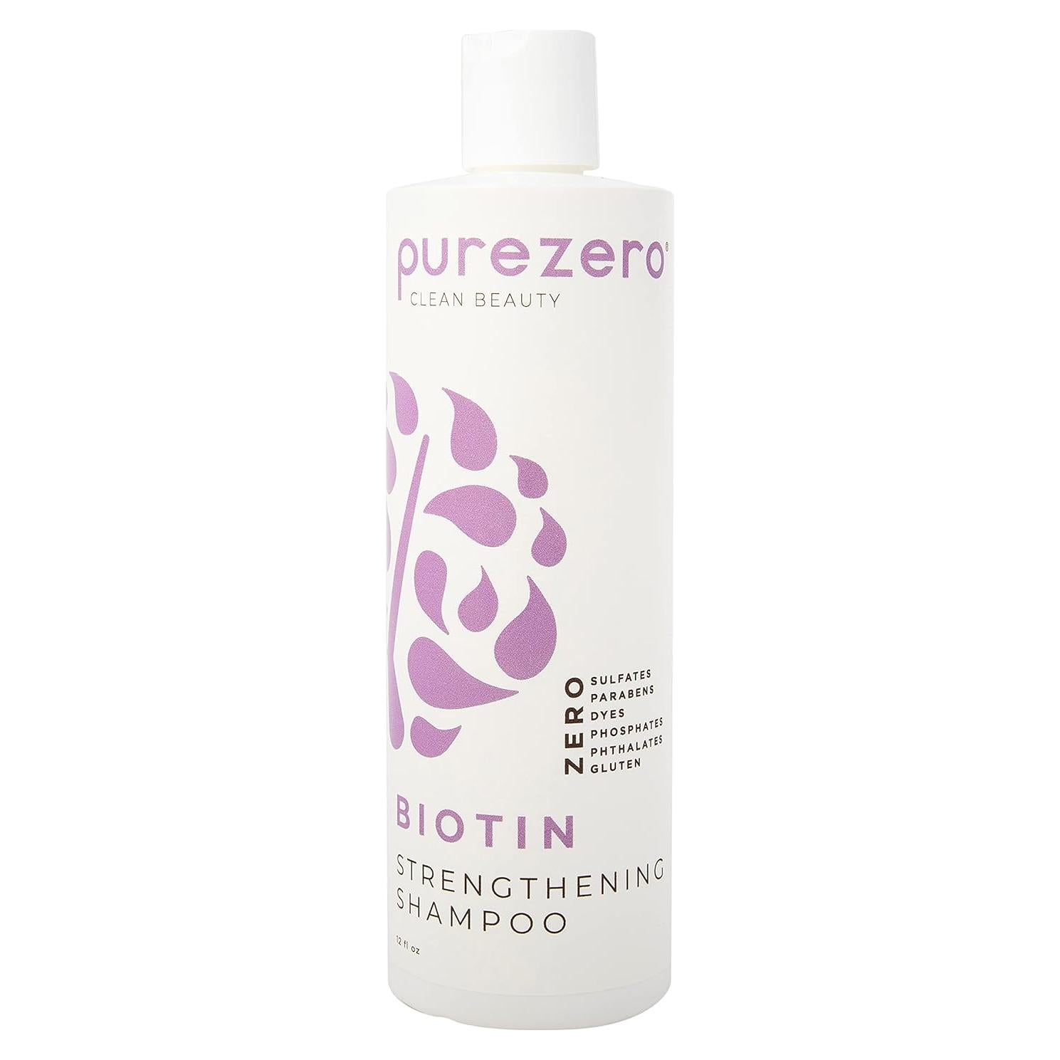 Champú Fortalecedor Purezero Biotina 355 ml - Sin Sulfatos