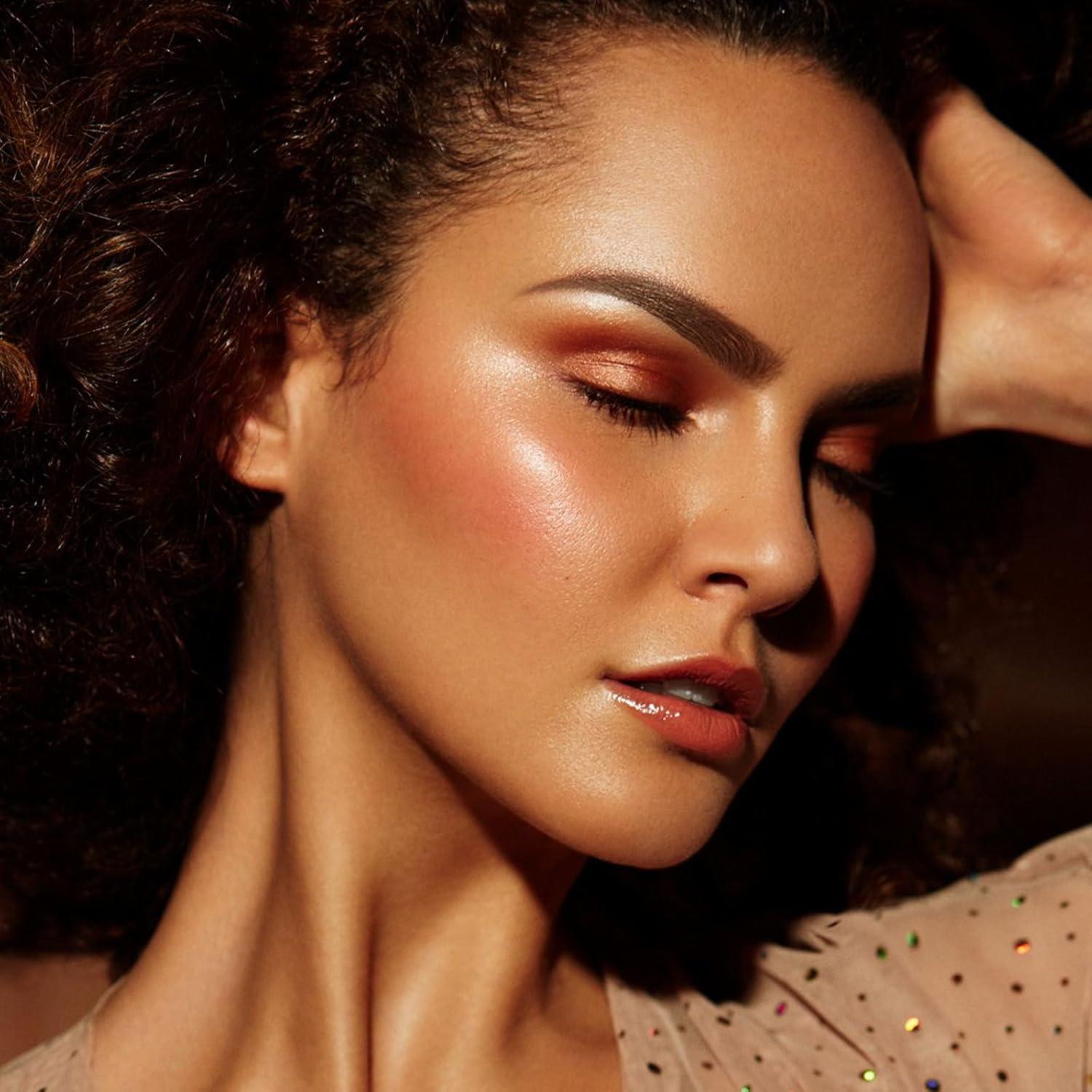 Paleta de Rubor e Iluminador Boobeen - 4 Colores Brillantes