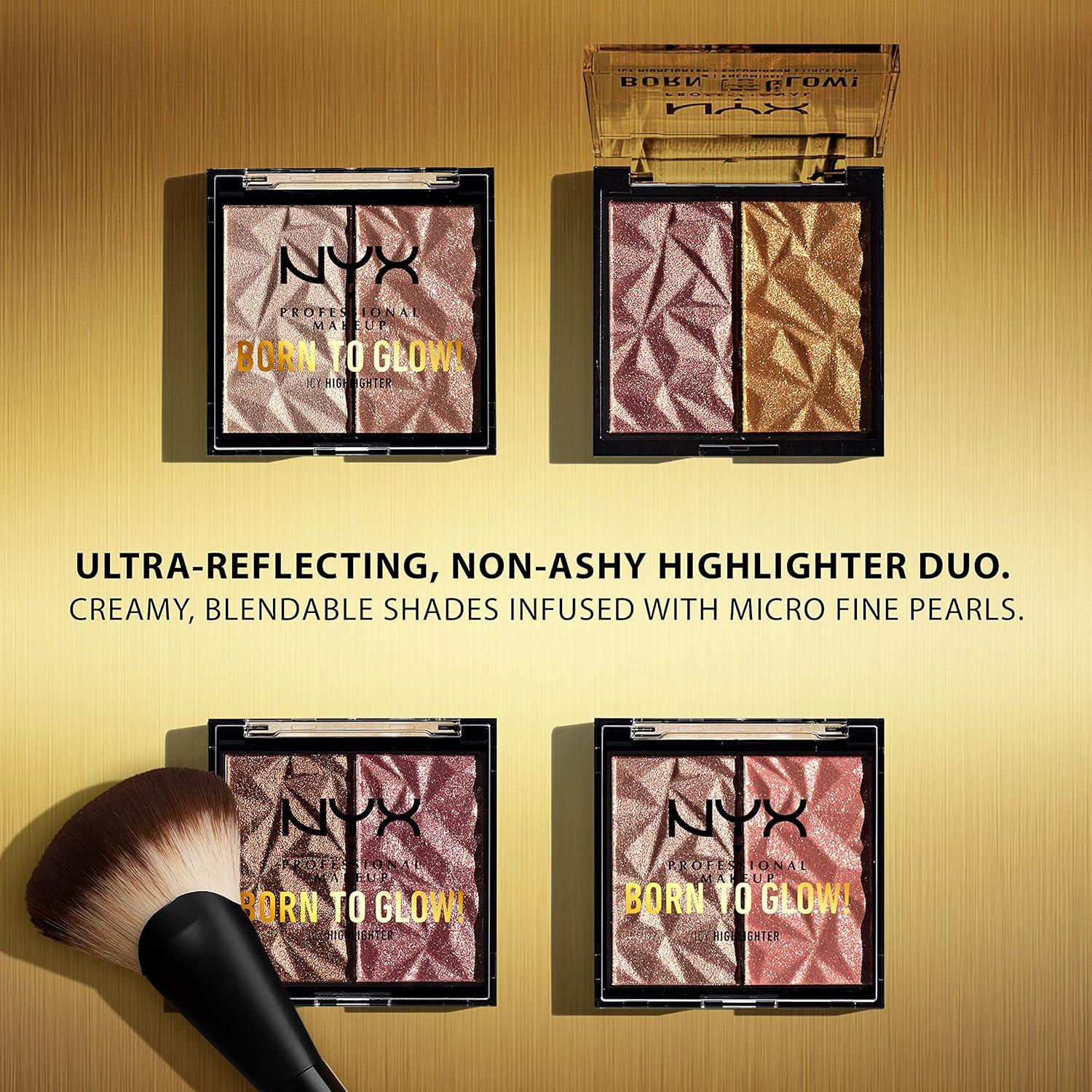 Iluminador NYX Professional Makeup Dúo Hiper Brillante 5.67g