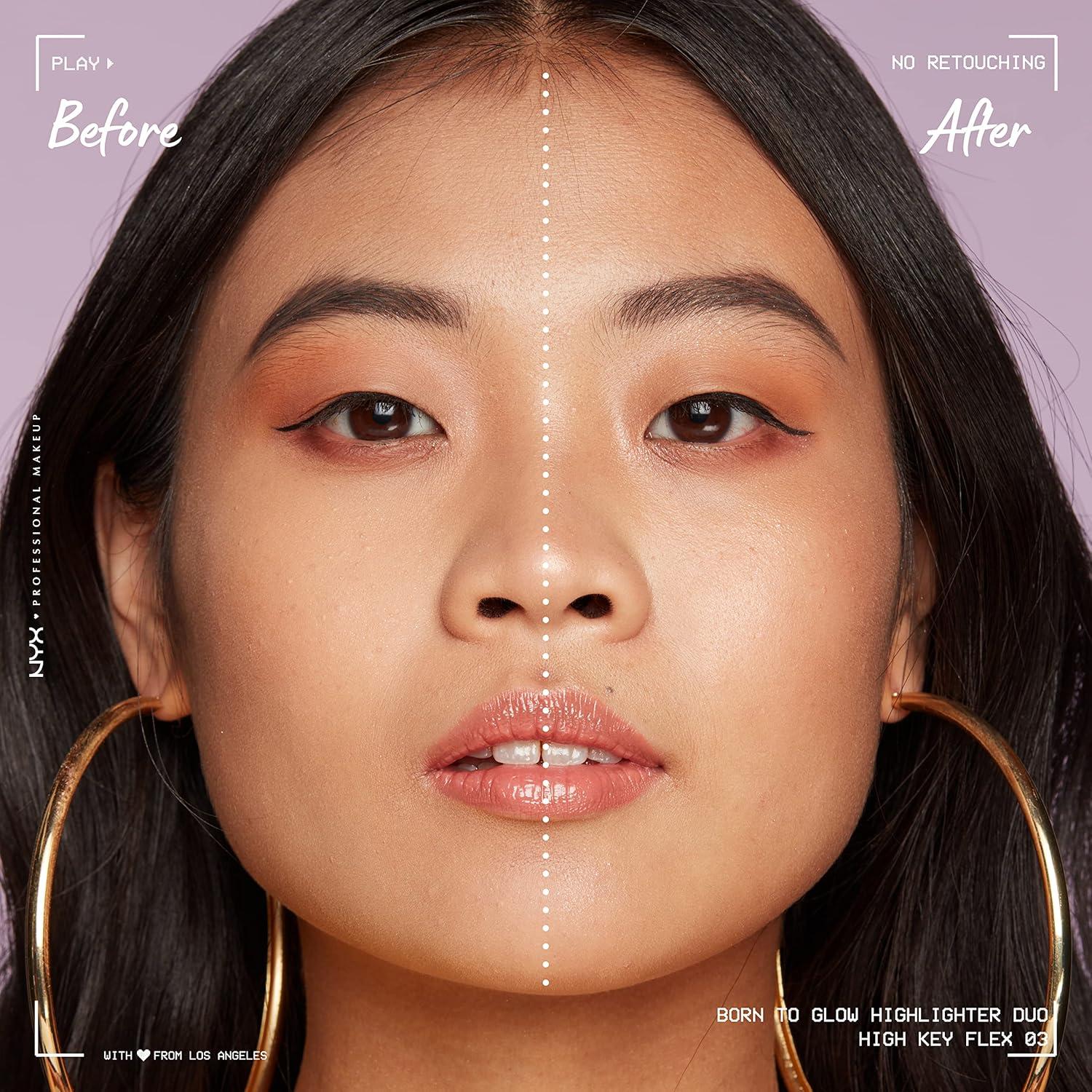 Iluminador NYX Professional Makeup Dúo Hiper Brillante 5.67g