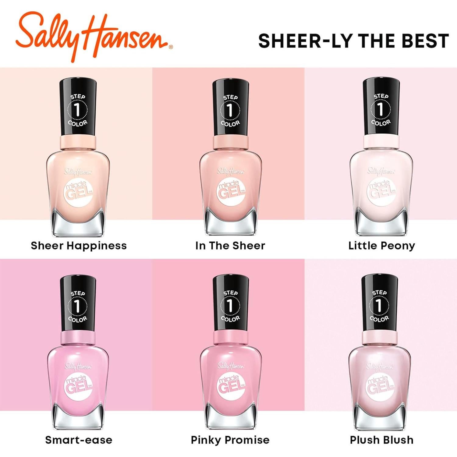 Esmalte de Uñas Sally Hansen Miracle Gel 234 Rubor Suave 14.79 ml