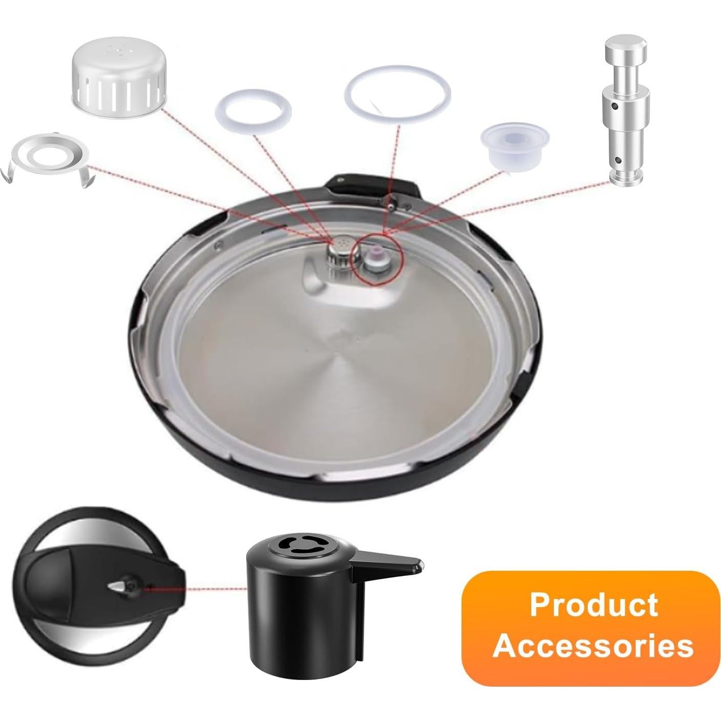 Válvula de Repuesto ZOZODIA para Instant Pot Duo 3-6 Qt