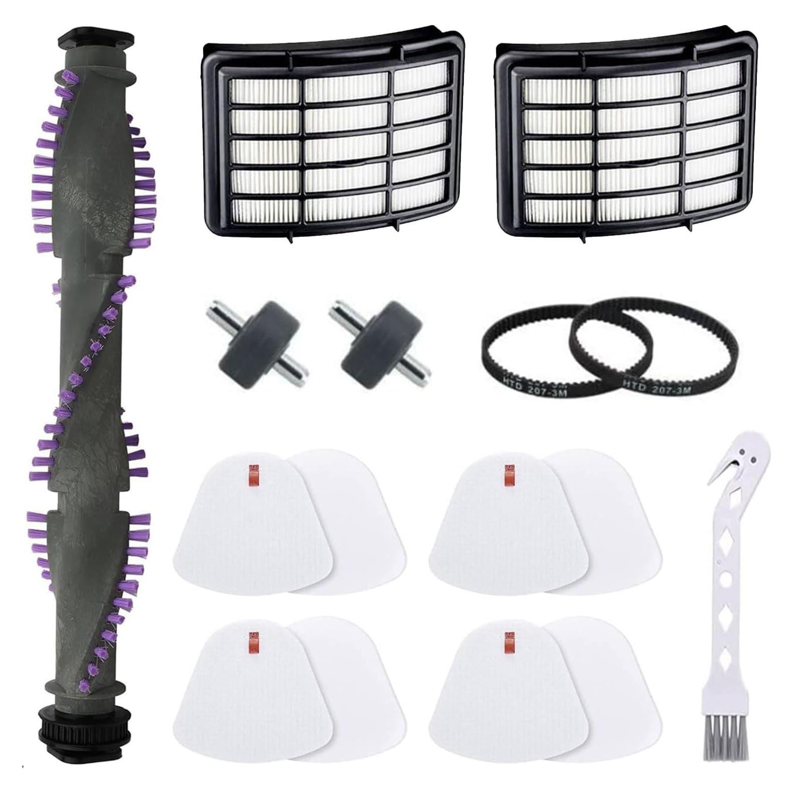 Repuestos MZY LLC para Aspiradora Shark Lift Away NV350 NV358 - 2 Filtros Hepa + 4 Espumas + 1 Rodillo