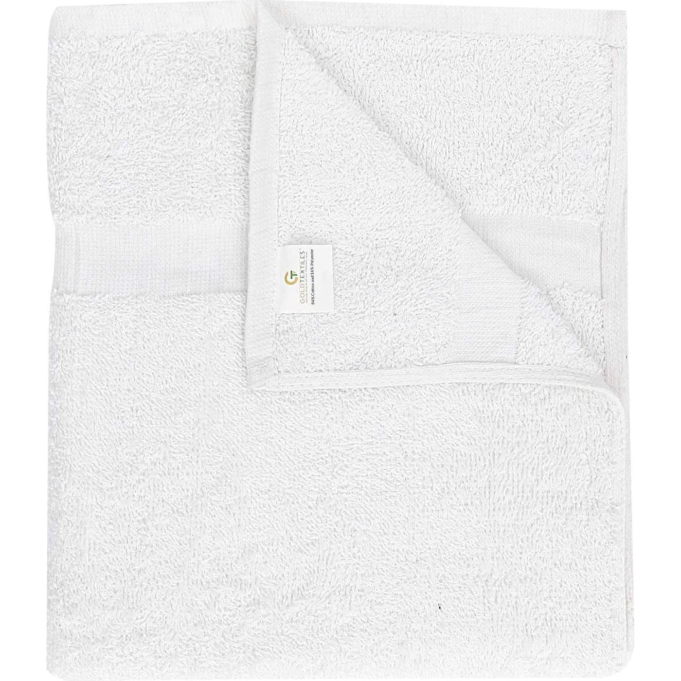 Toallas de Baño Blancas TEXTILES DE ORO 12 Pcs 61x127 cm