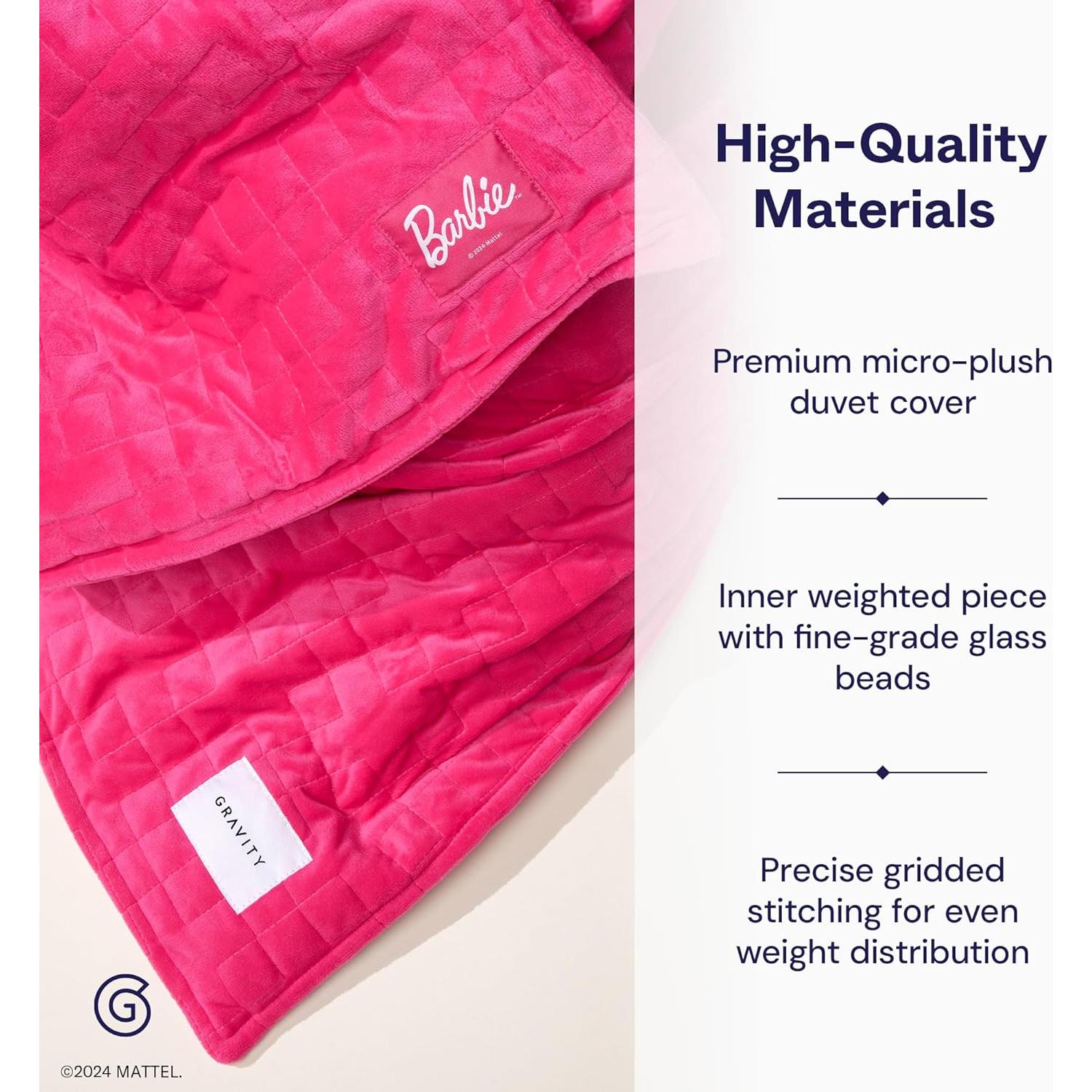 Manta de gravedad Gravity Barbie 6.8 kg Individual Rosa