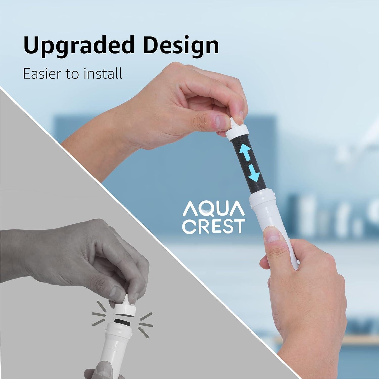 Filtro de Agua AQUA CREST para Botellas Brita - 4 Unidades