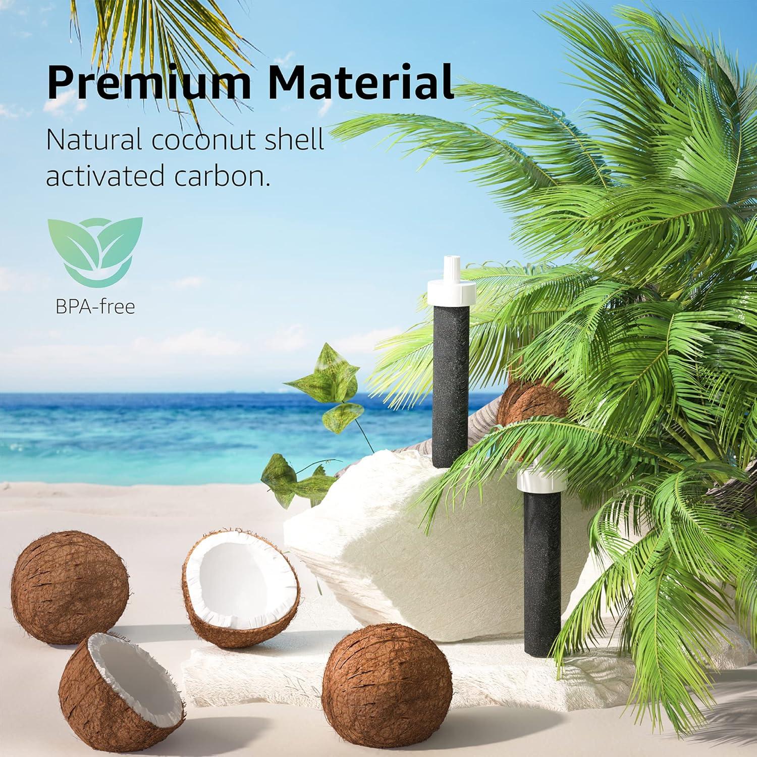 Filtro de Agua AQUA CREST para Botellas Brita - 4 Unidades