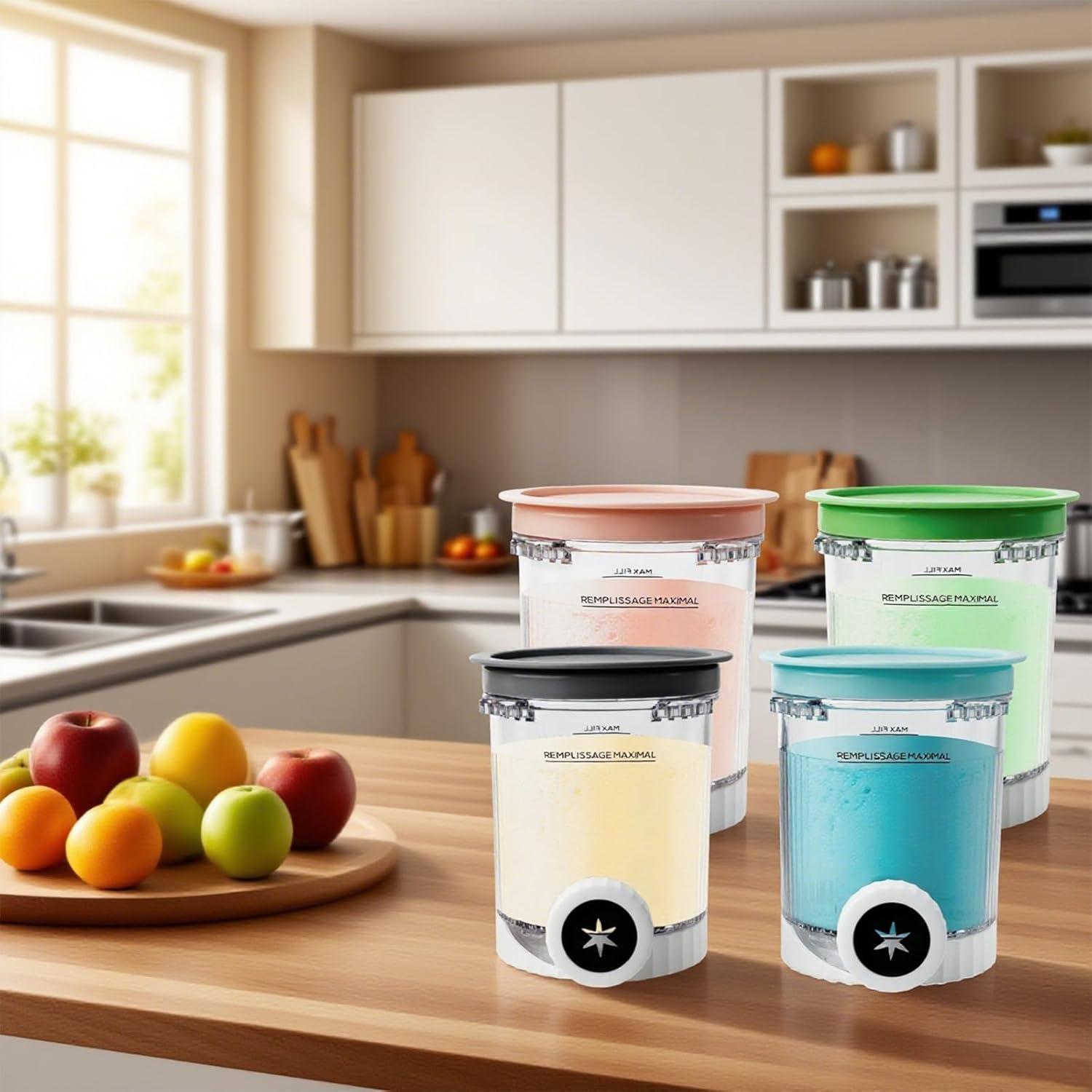 Contenedores de Helado Foyezod 16oz para Ninja Creami NC700