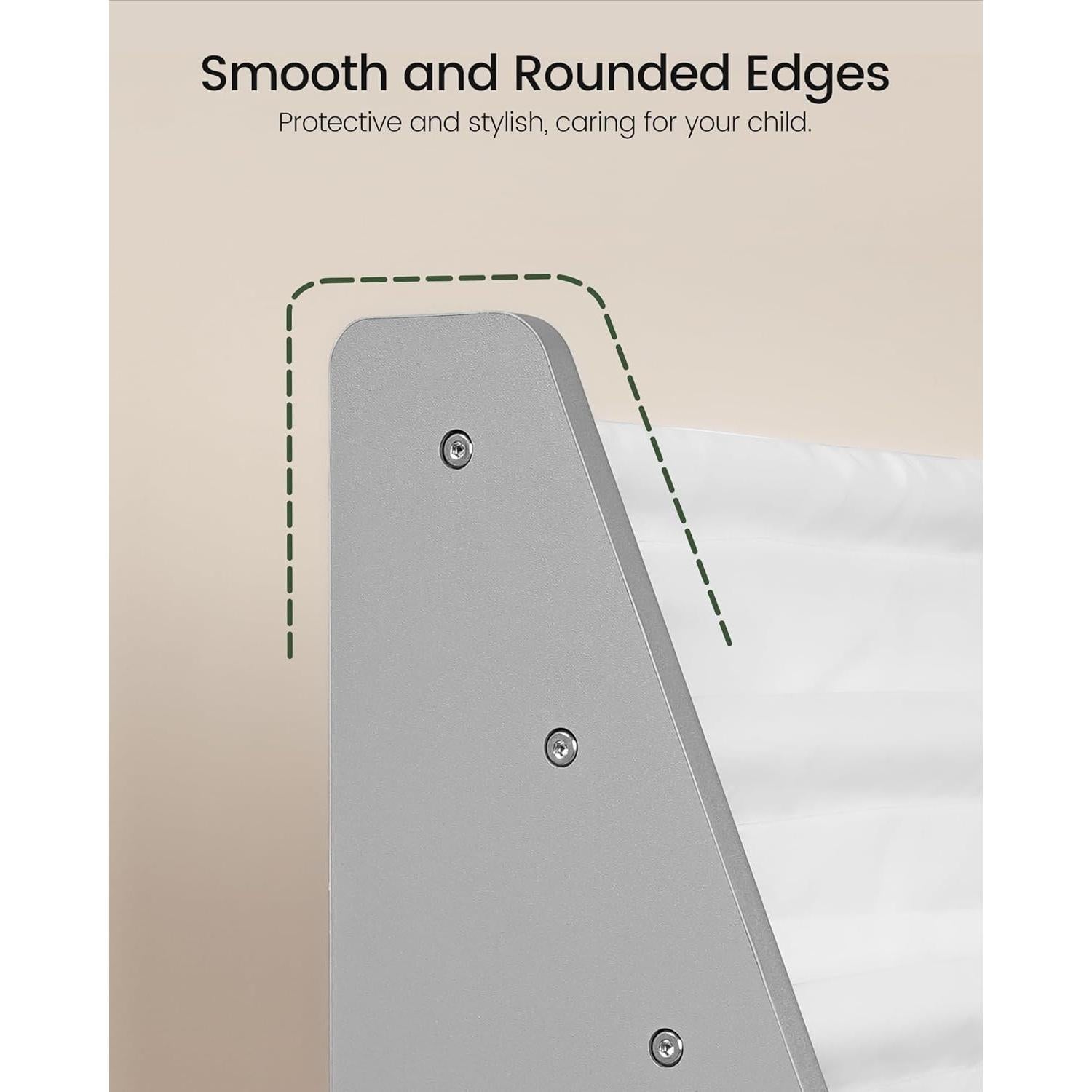 Estantería para Niños CHOEZON 6 Niveles Blanco y Gris