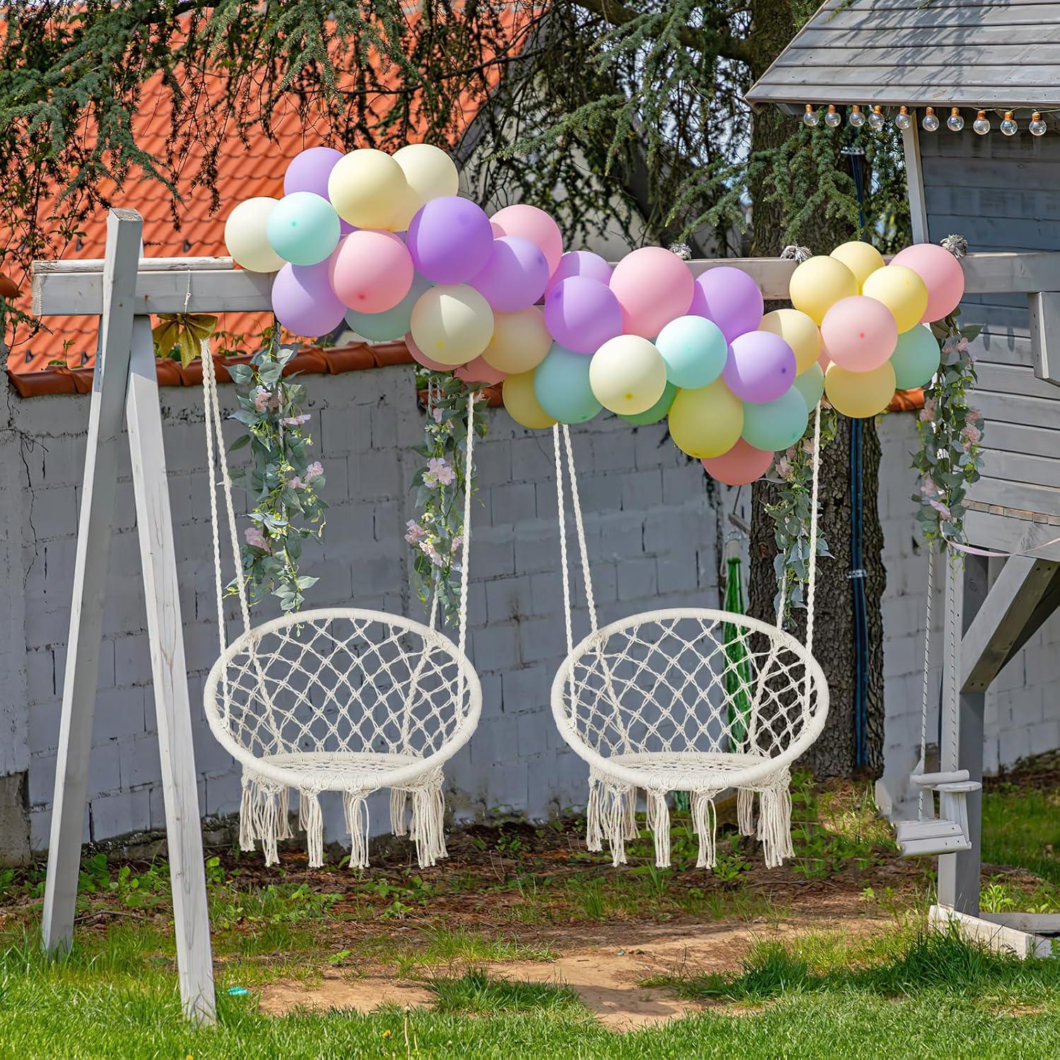 Silla Colgante de Macramé Mertonzo 75x75 cm 120 kg