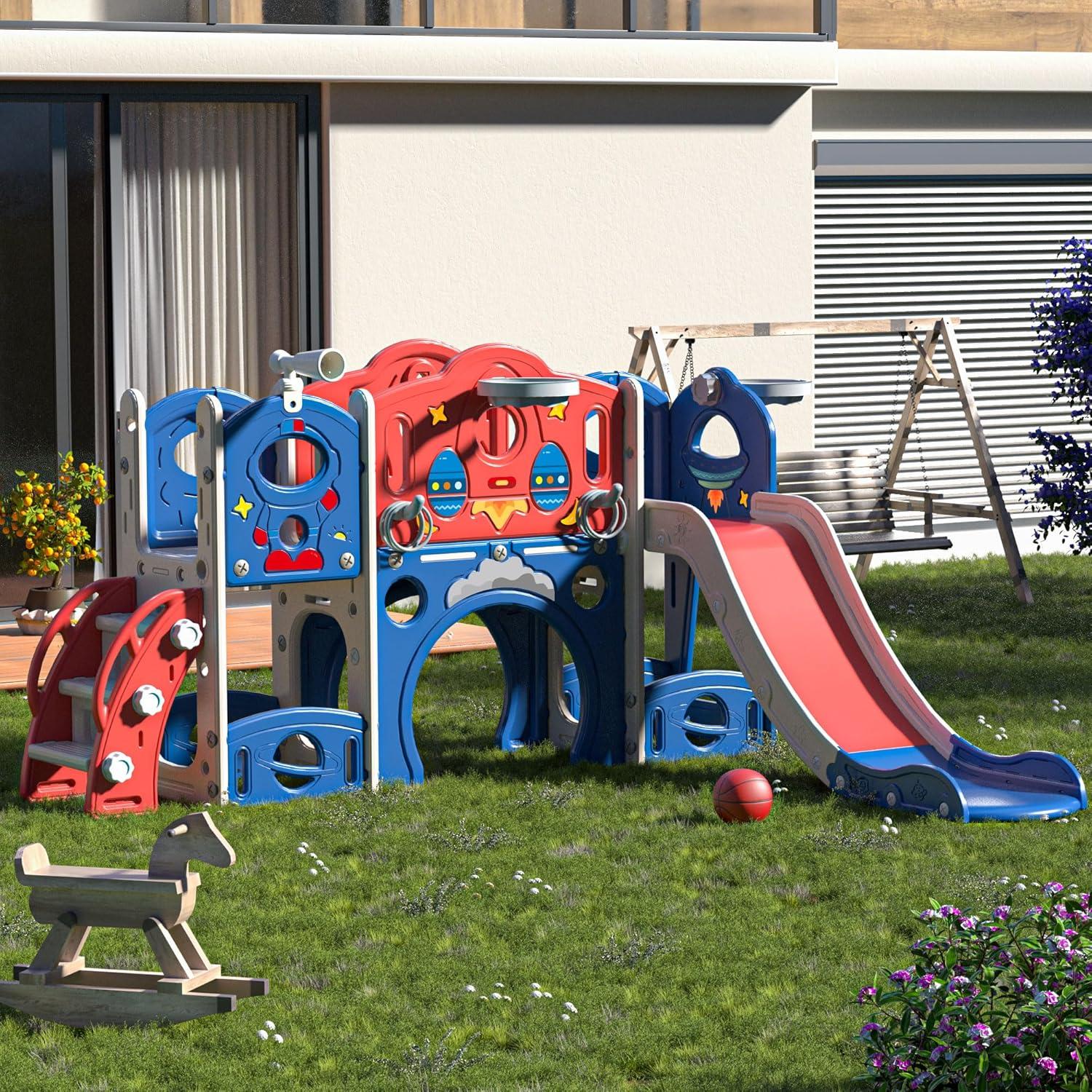 Castillo de Diversiones 9-en-1 Nyeekoy para Niños 1-4 Años