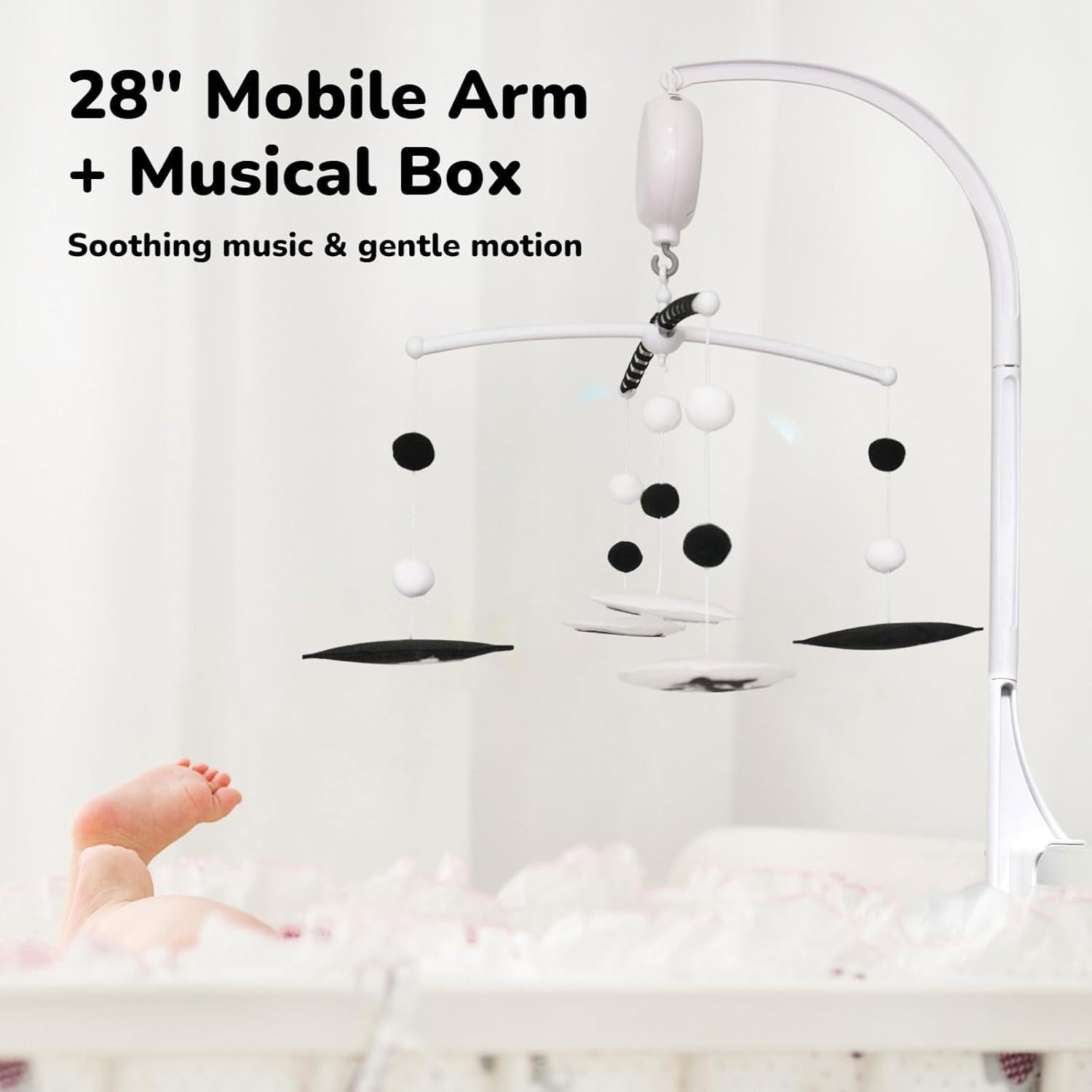 Brazo de Móvil para Cuna Vlokup 71 cm con Música y 35 Canciones