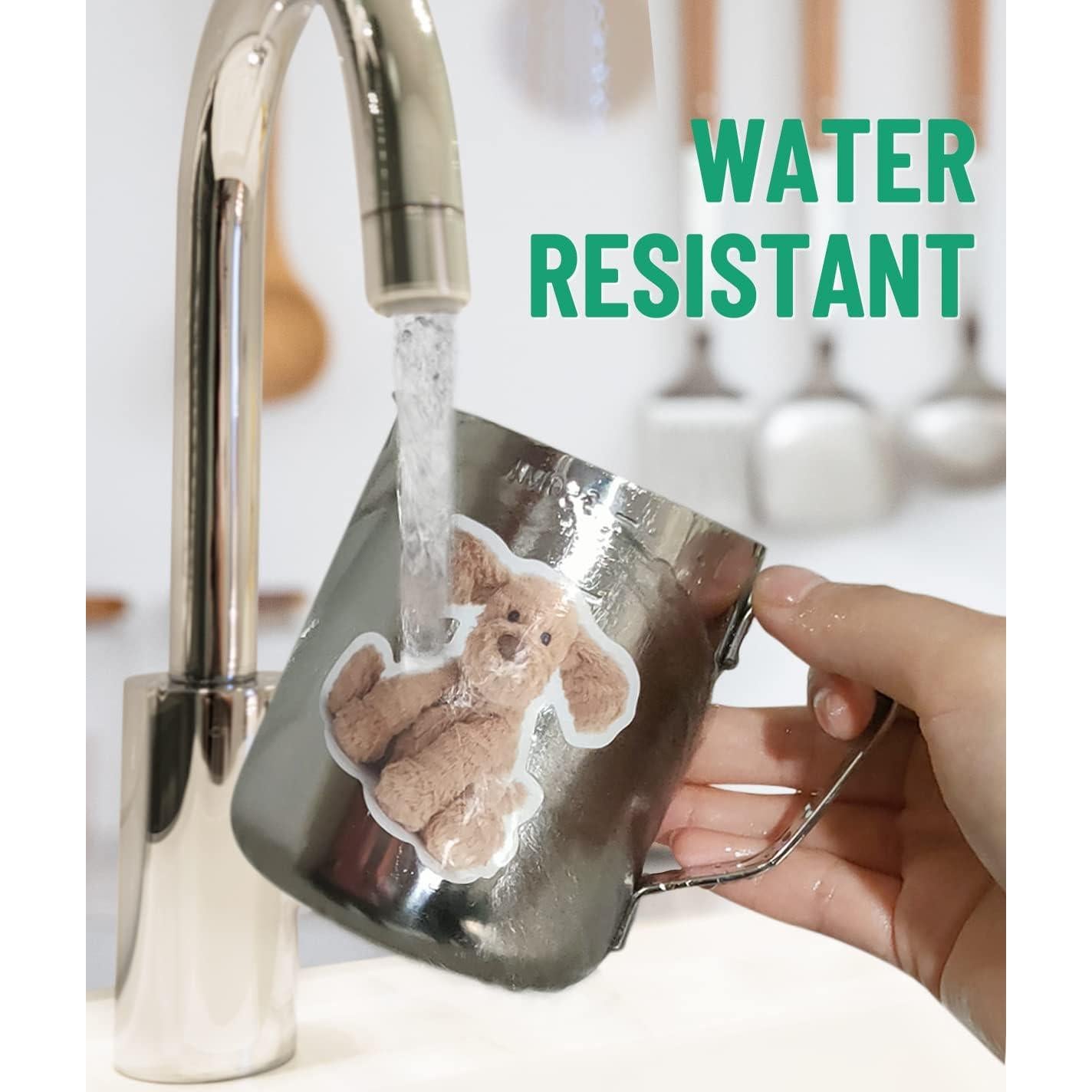 Papel de Etiquetas de Vinilo Imprimible Lzerking 60 Hojas 21.59x27.94 cm