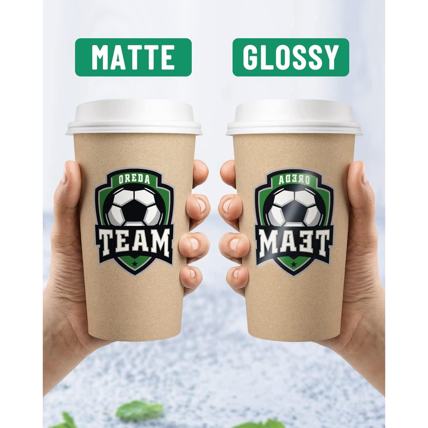 Papel de Etiquetas de Vinilo Imprimible Lzerking 60 Hojas 21.59x27.94 cm