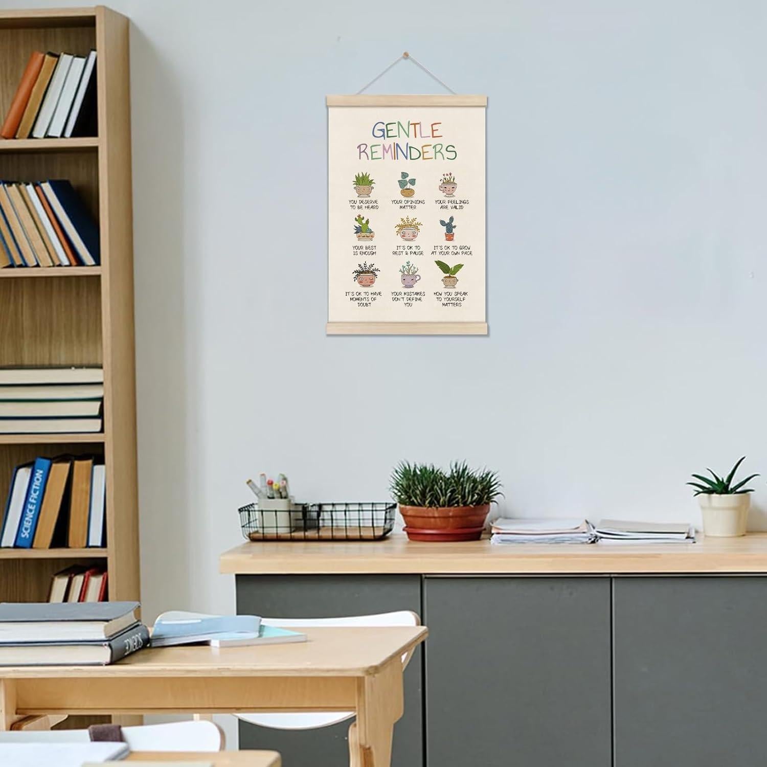 Cartel Motivacional para Pared 30x40 cm - Decoración Salud Mental