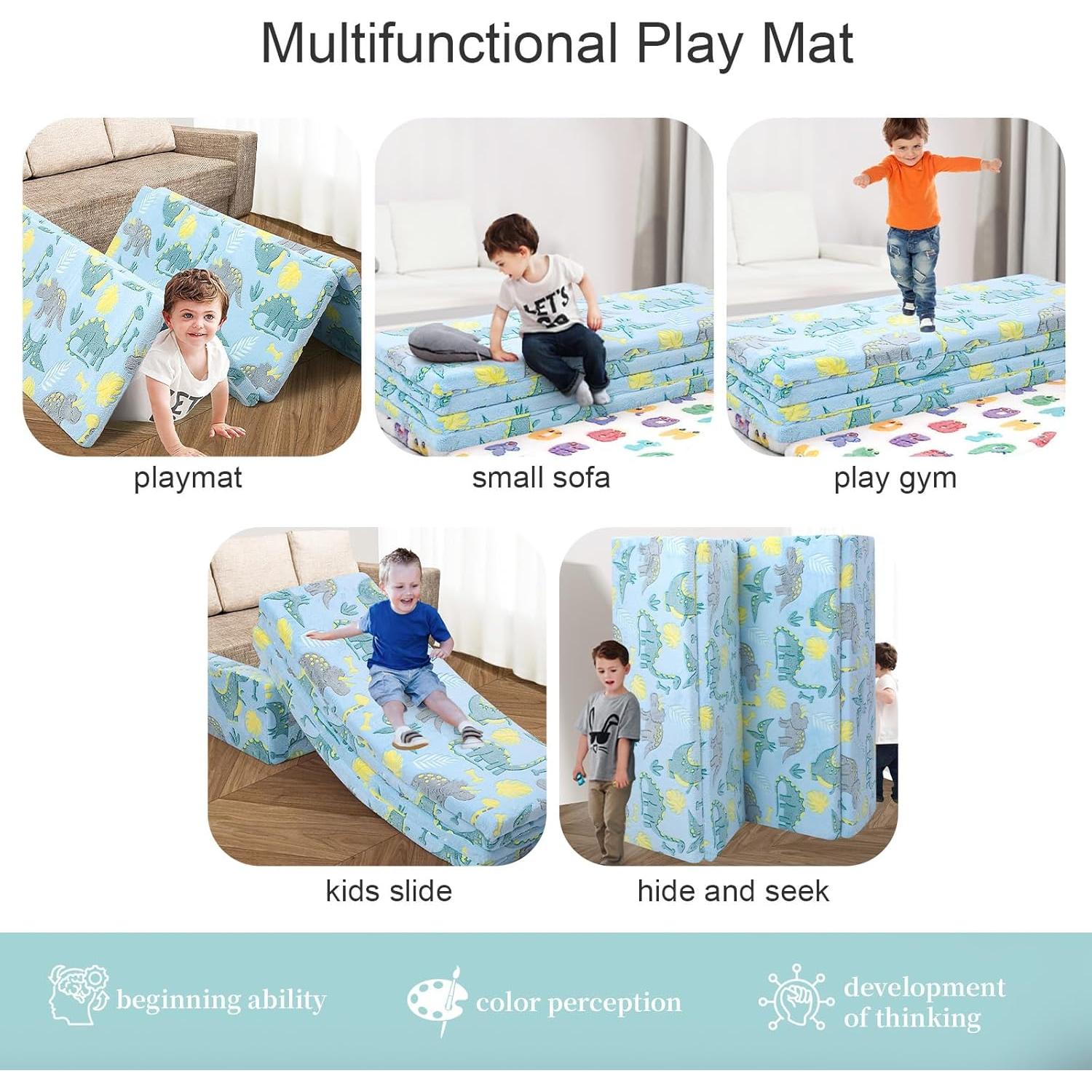 Colchón Futón Plegable MeMoreCool 1.83x1.22m para Niños