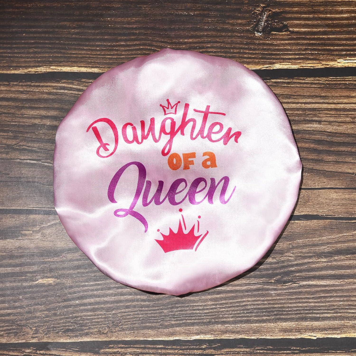 Conjunto de Bonetes Reversibles de Satén Aileam Rosa