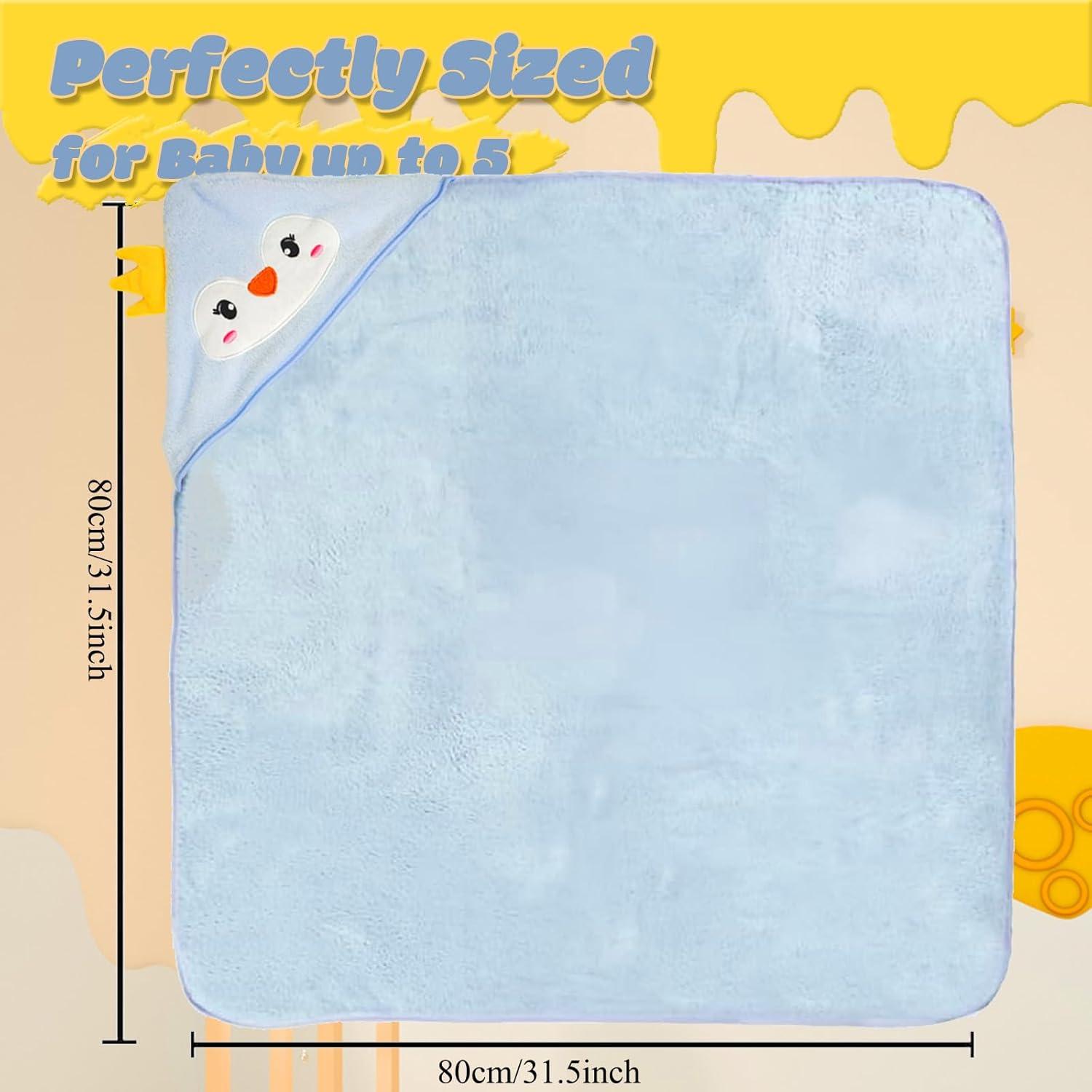 Toallas de Baño con Capucha Etokdos 80x80 cm 2 Piezas