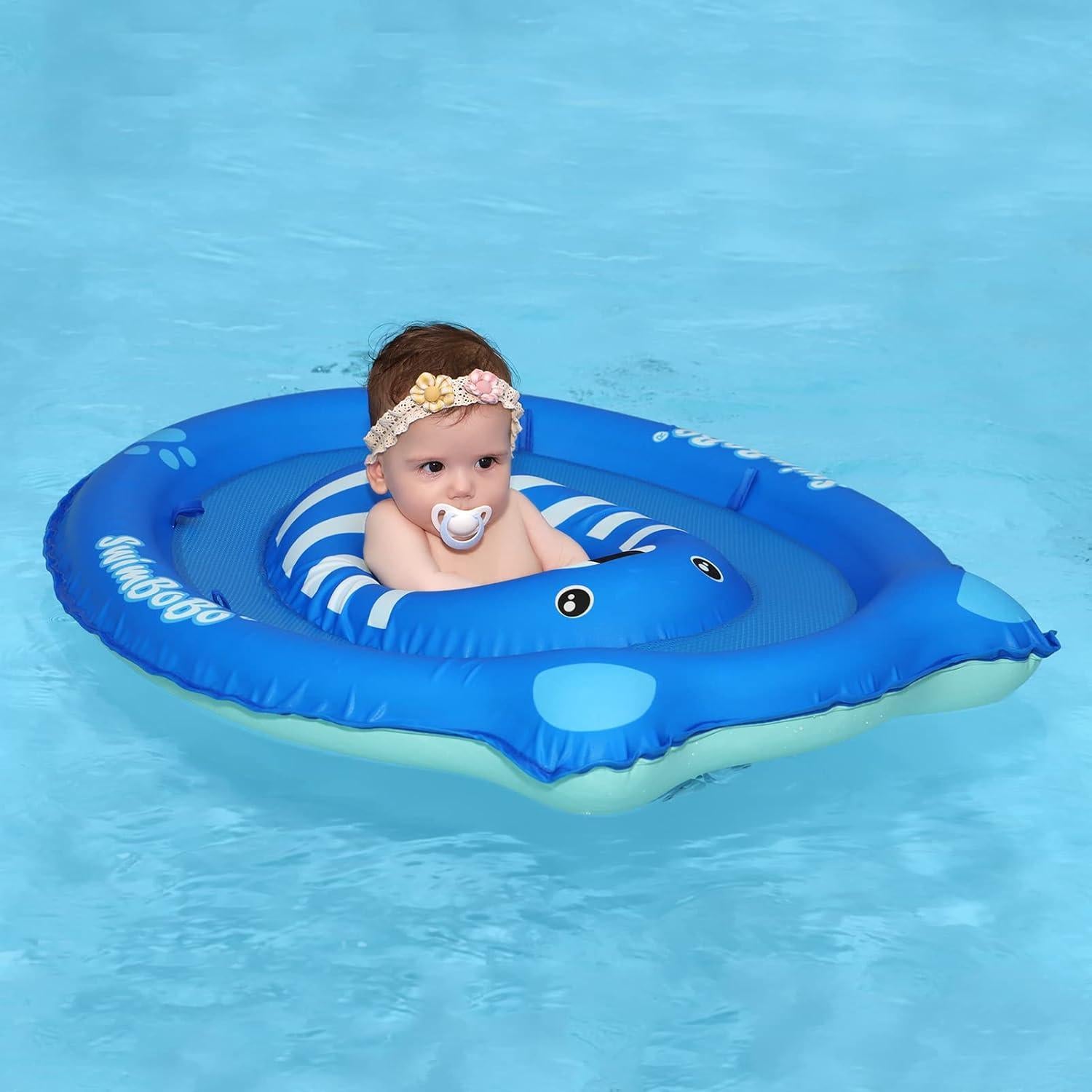 Flotador de piscina para bebés Swimbobo K7706 con toldo UPF 50