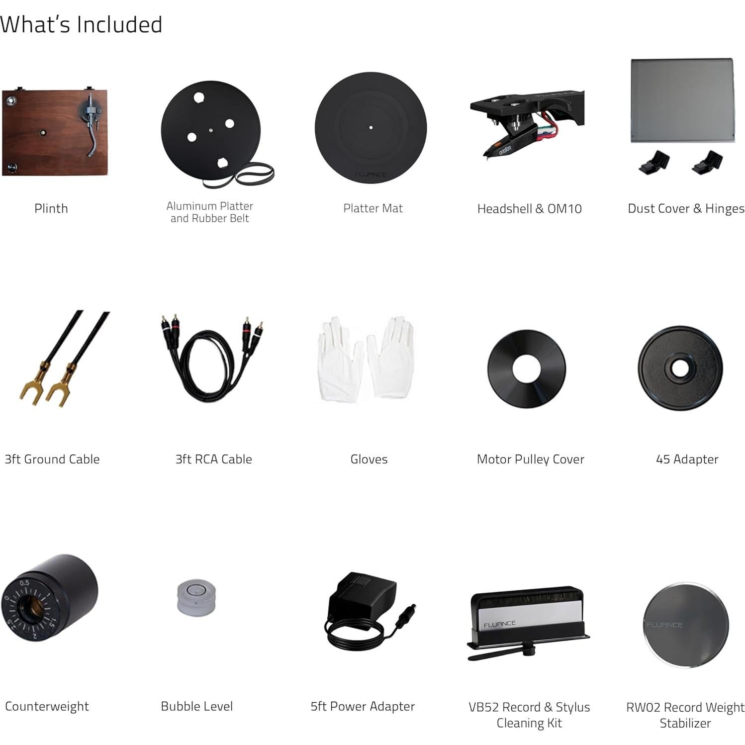 Giradiscos Fluance RT82 HiFi con Cartucho Ortofon OM10