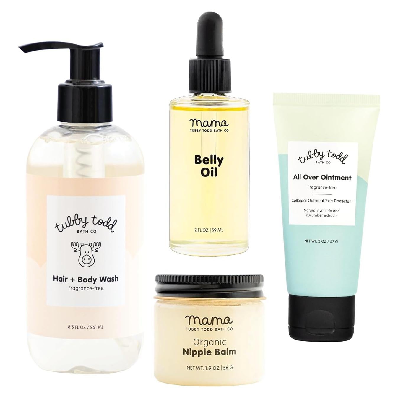 Kit de Cuidado de Piel Sensible Tubby Todd - Bebé y Mamá