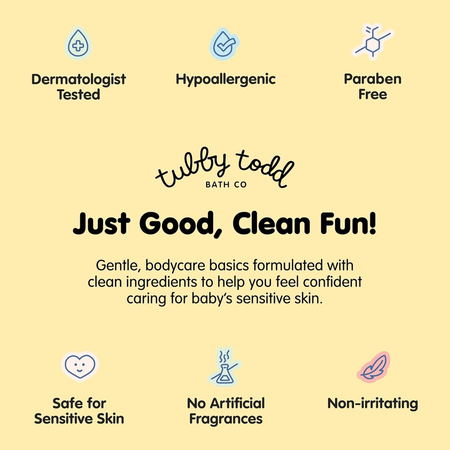 Kit de Cuidado de Piel Sensible Tubby Todd - Bebé y Mamá