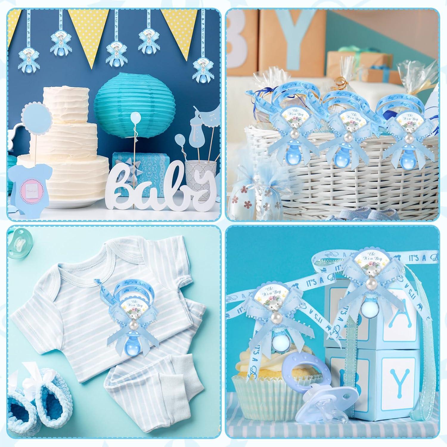 Collares de Chupete Remuuly 60 Pcs Elefante Baby Shower