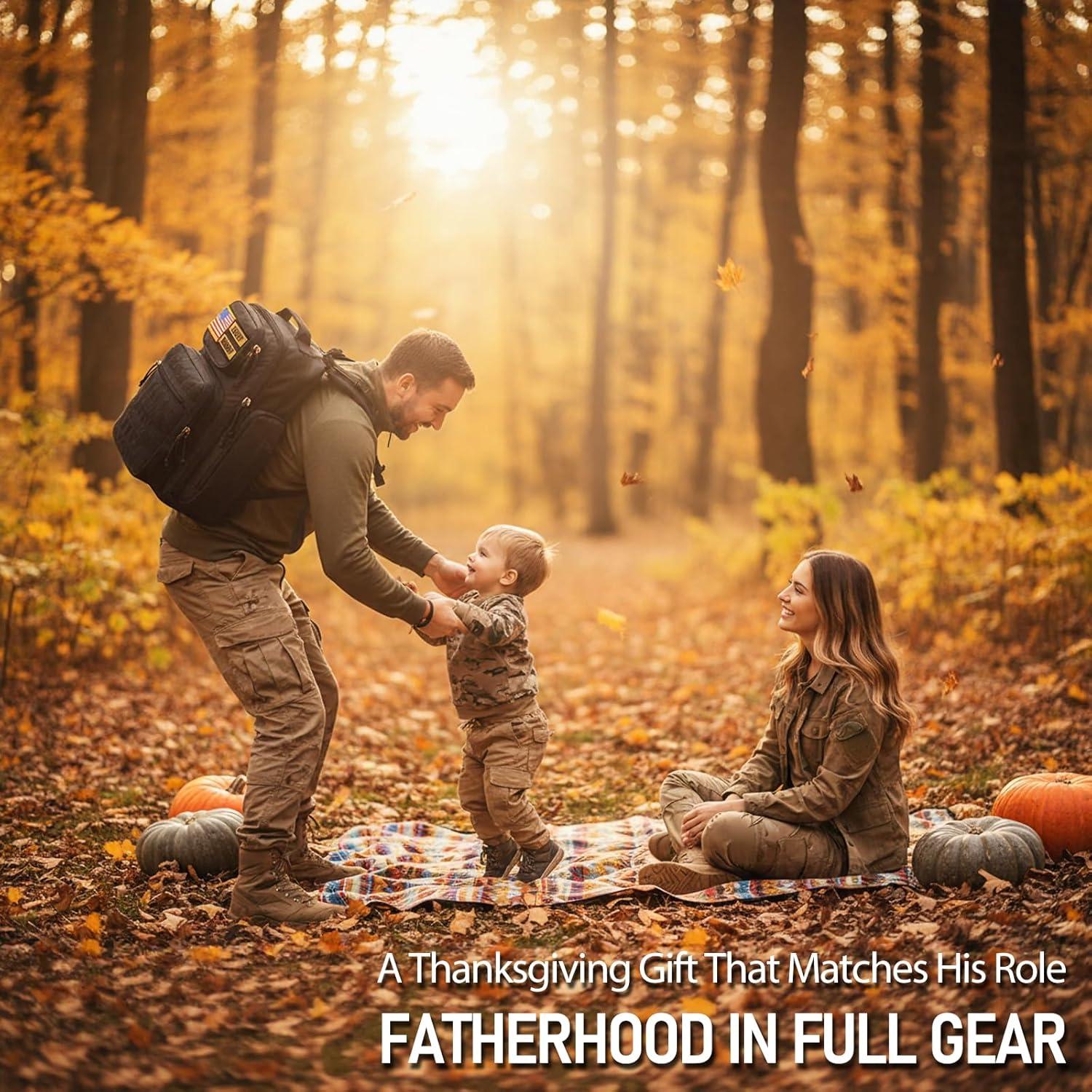 Bolsa de Pañales Táctica MIRACOL 40L Negra para Papás