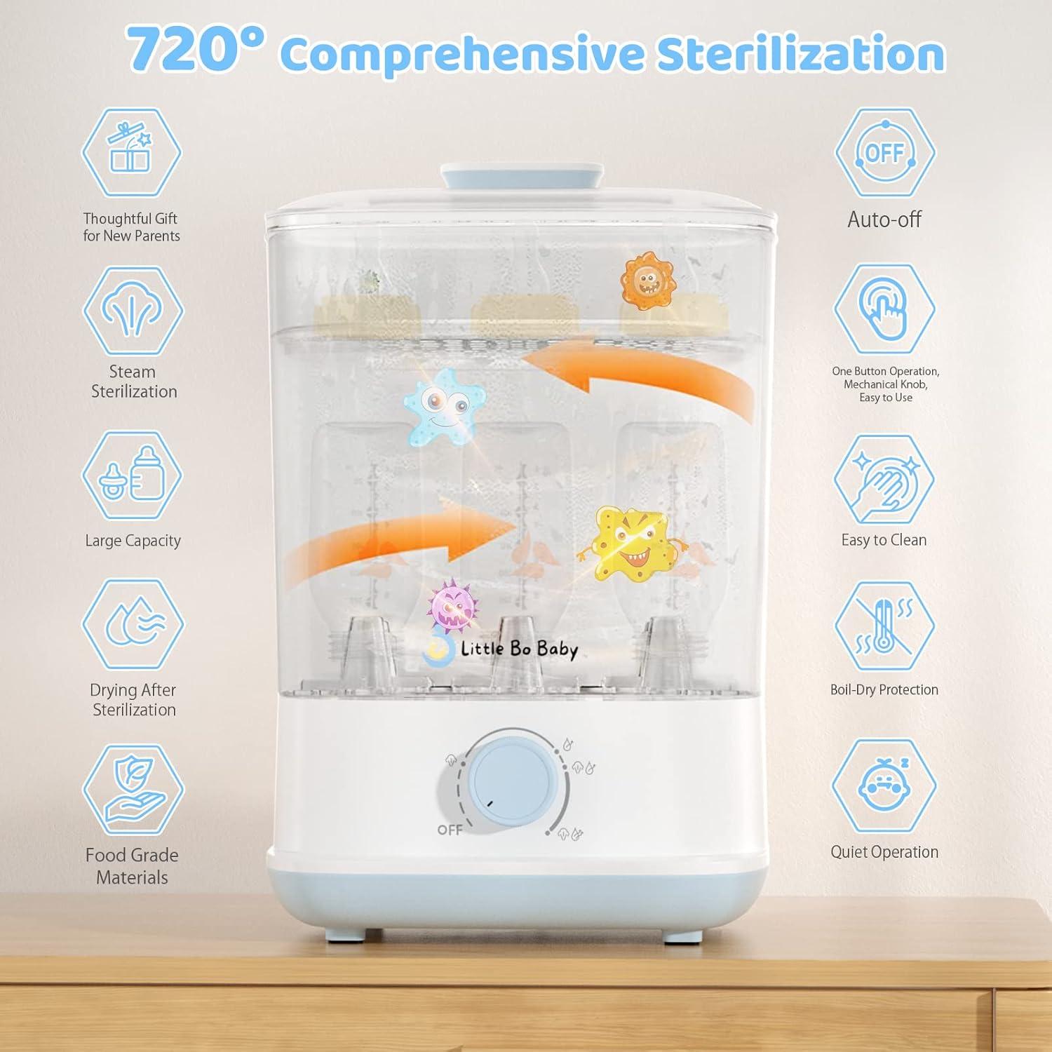 Vaporera y Secadora Eléctrica Little Bo Baby 5 en 1 2.42 kg