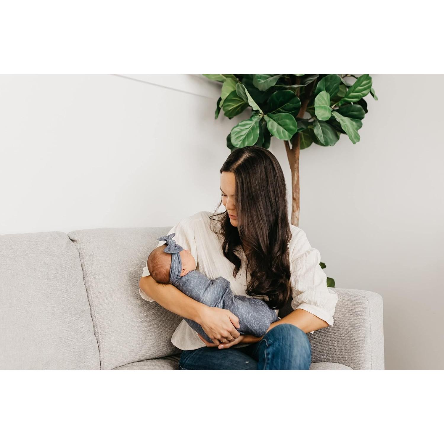 Manta de Envolver Copper Pearl Denim 116.8x116.8 cm Suave