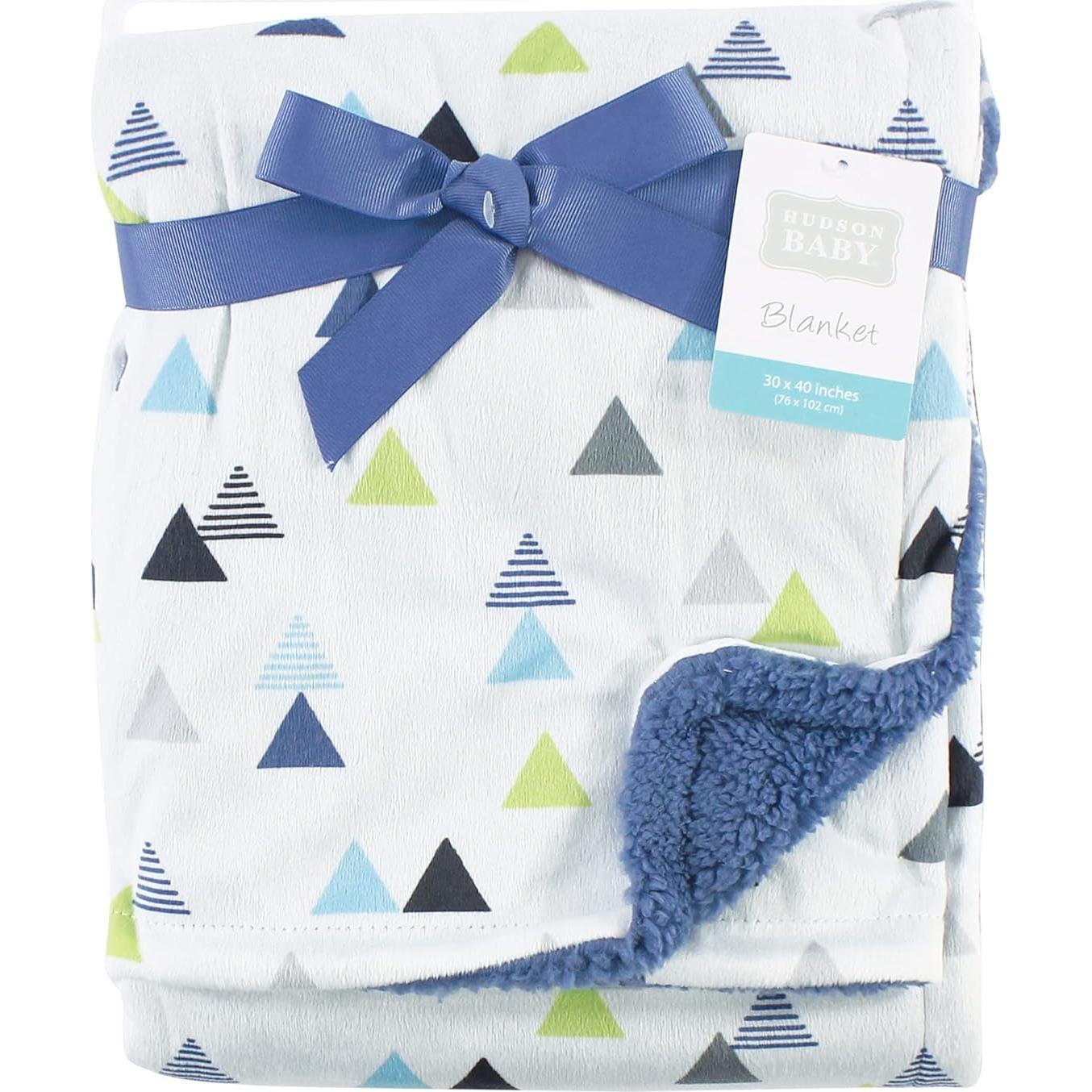 Manta de peluche Hudson Baby unisex 76x102 cm abstracta