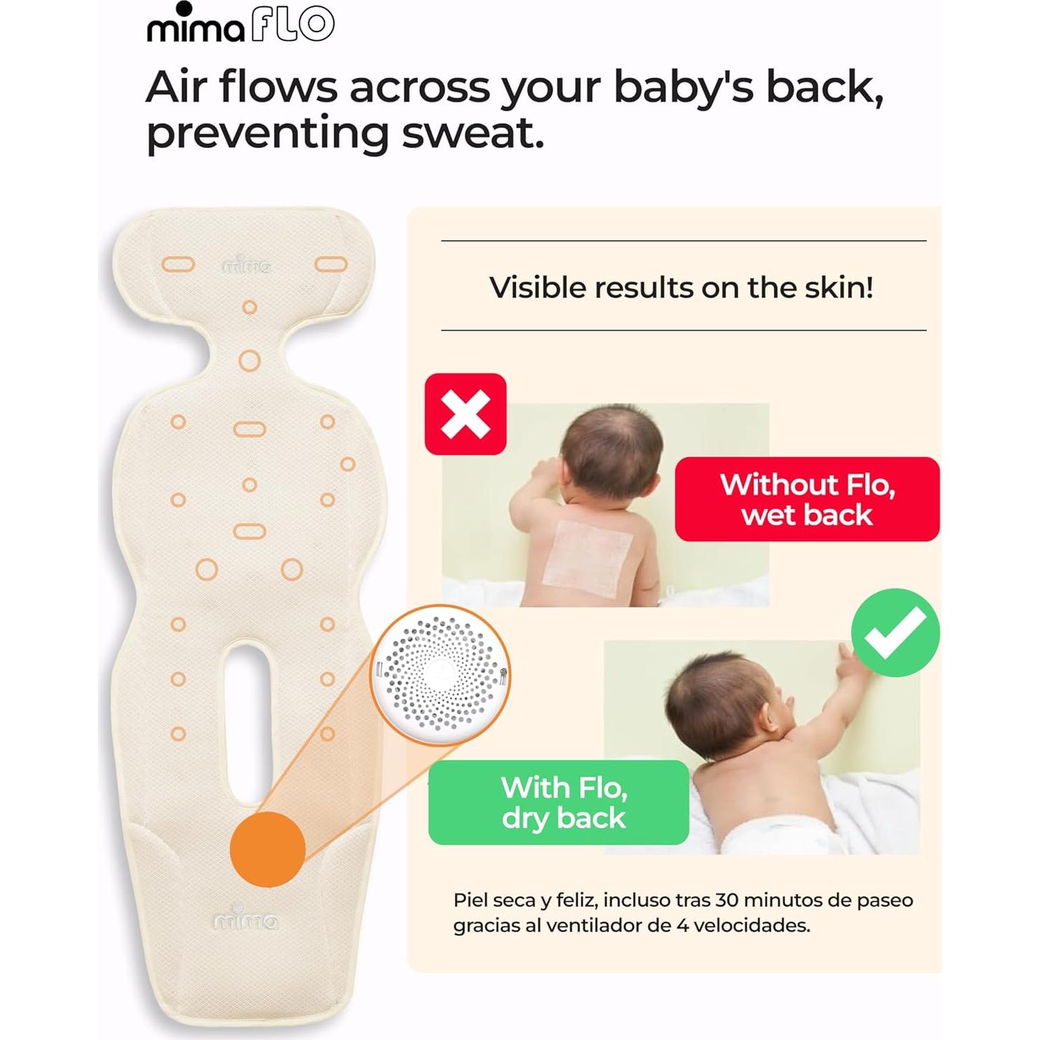 Cojín Refrigerante Universal Mima Flo con Ventilador USB