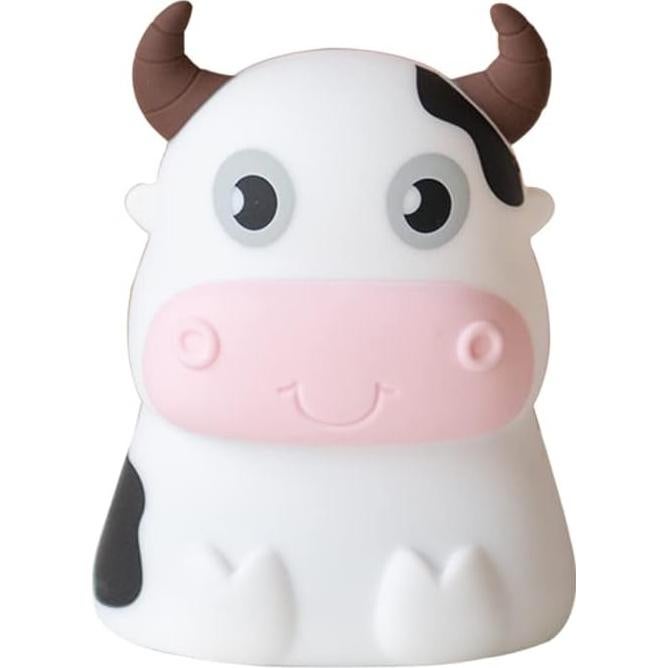 Luz Nocturna Portátil Dimanito Vaca Rosa LED 7 Colores