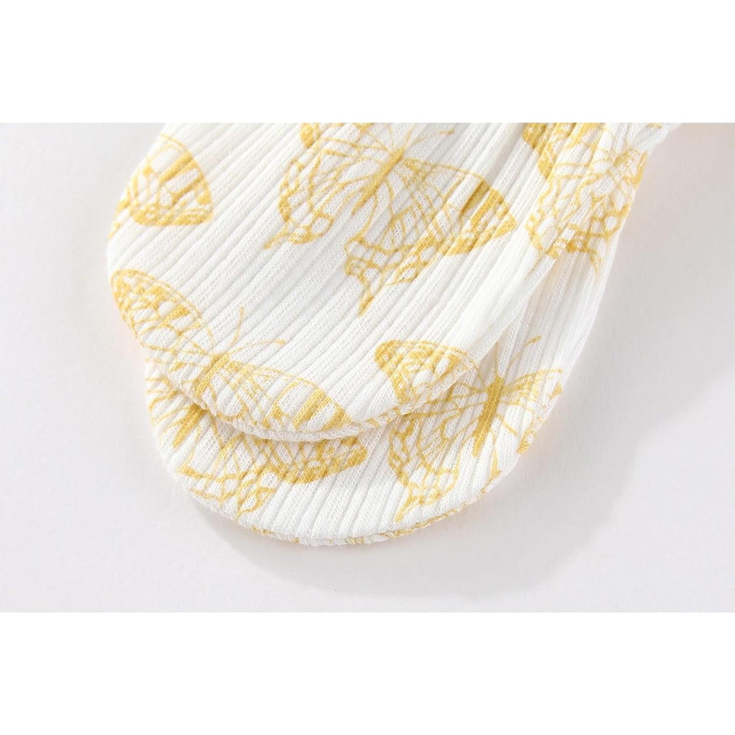 Mitones Antirrasguños Bebé Algodón 0-3 Meses Unisex