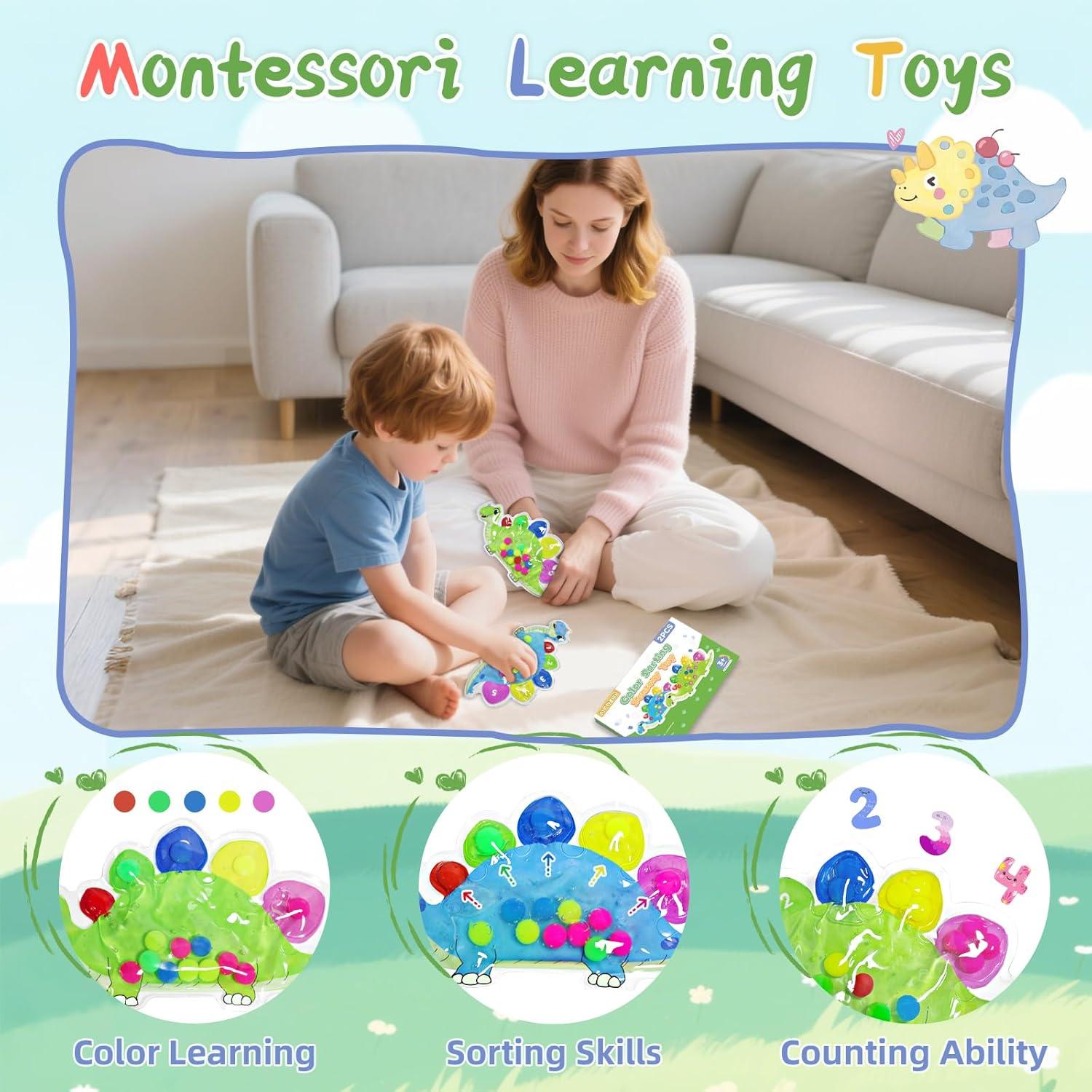 Juguetes Sensoriales de Clasificación de Color MTTIERY 2pcs