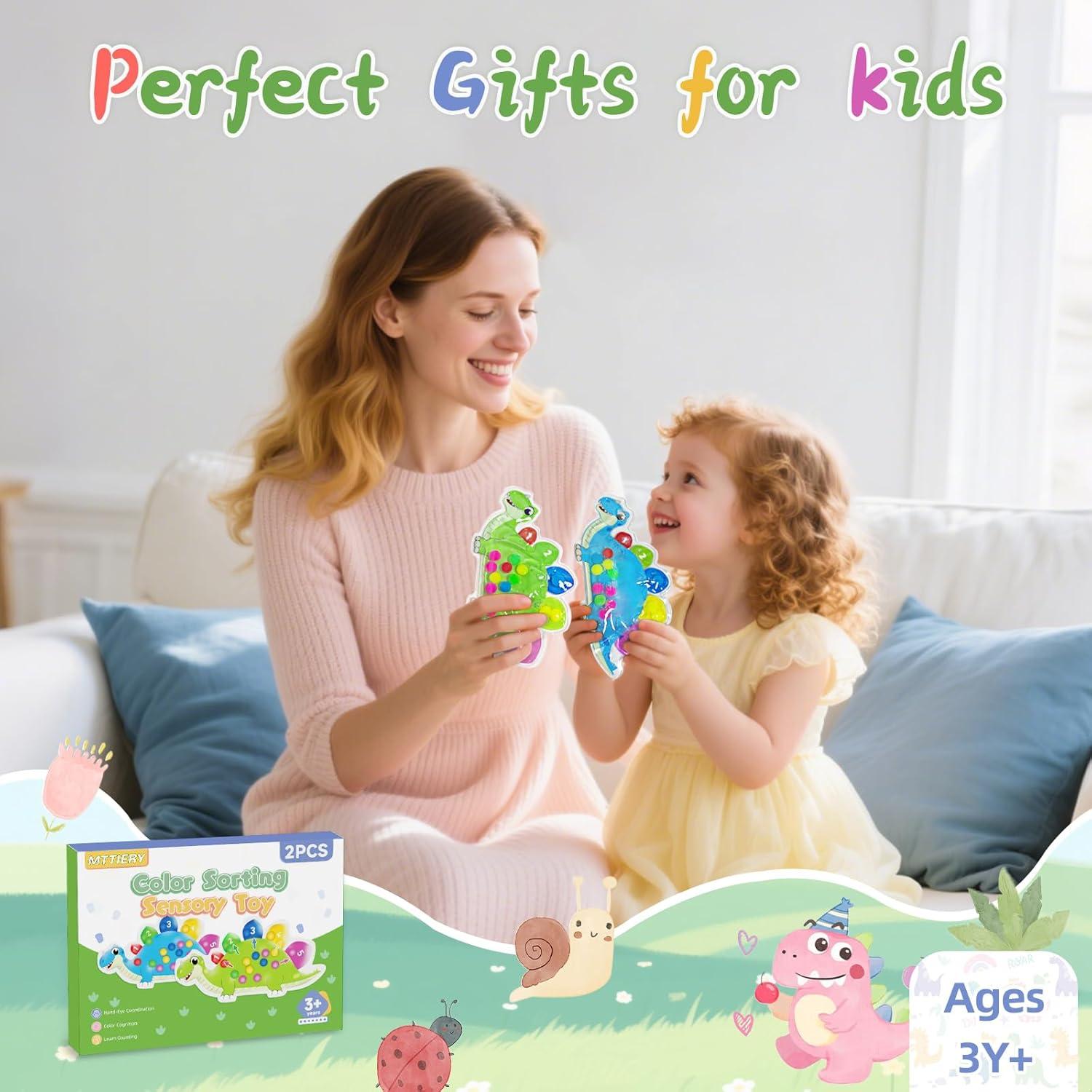 Juguetes Sensoriales de Clasificación de Color MTTIERY 2pcs