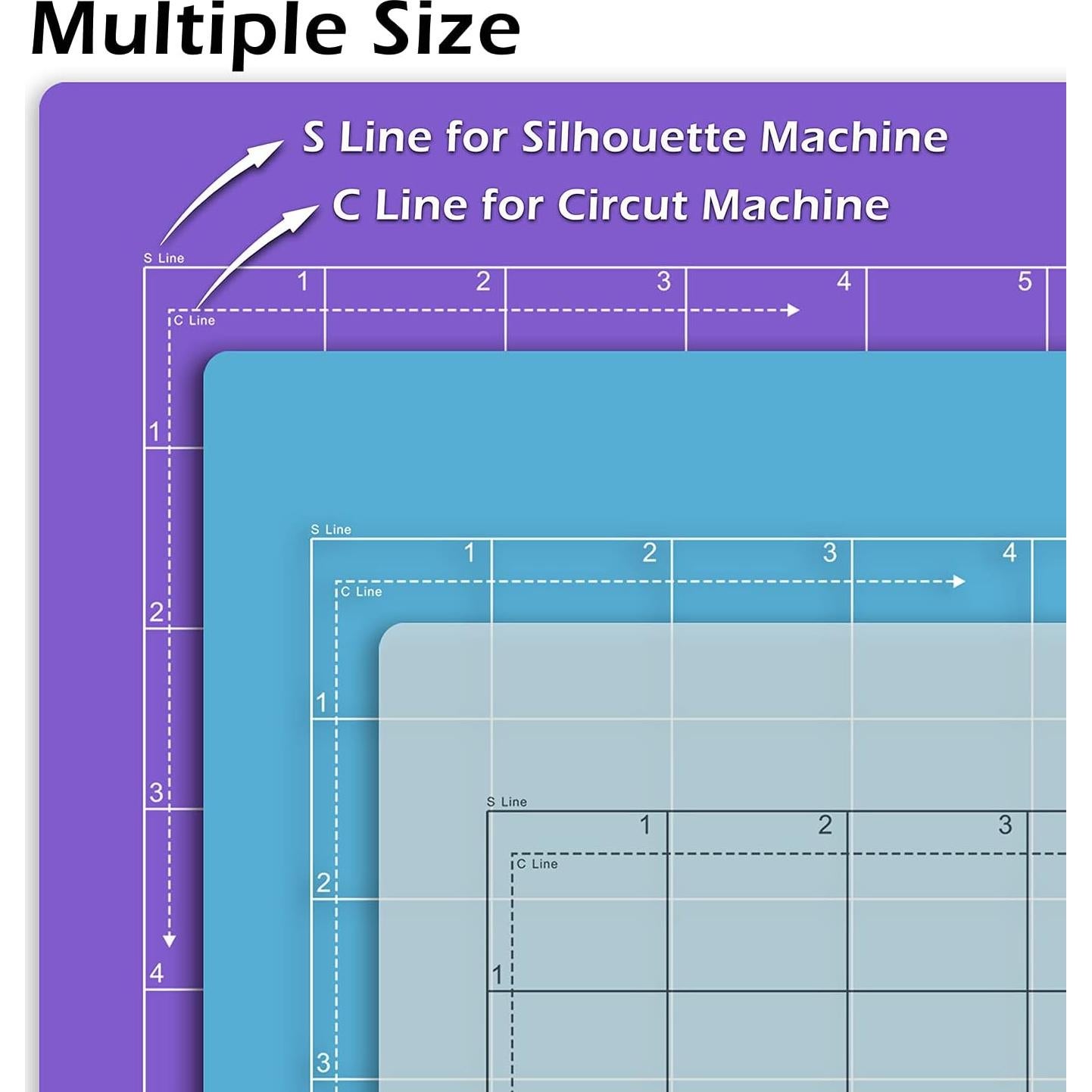 ReArt Juego de Alfombrillas de Corte Adhesivas 30.48 cm x 30.48 cm