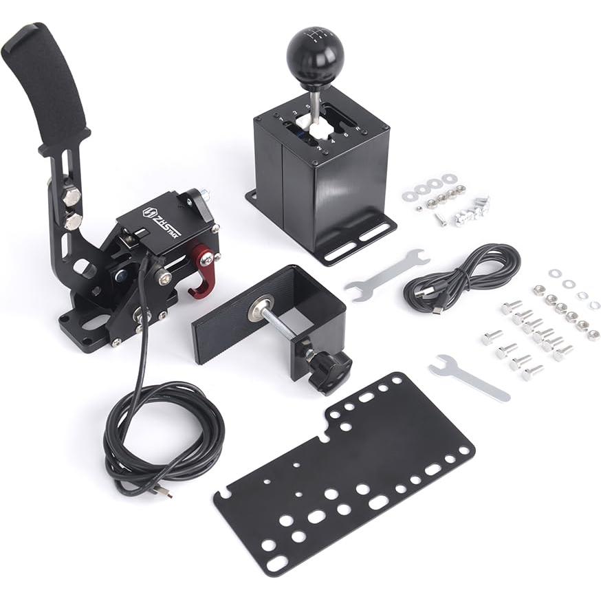 Cambiador de Simulador USB y Freno de Mano ZHSYMX 6+R