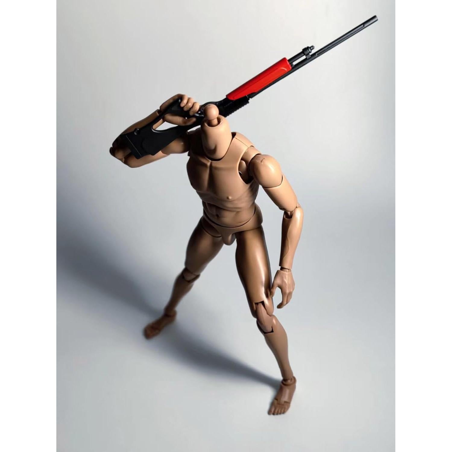 Figura de acción 1/6 masculina muscular Lmzauet MX02-A PVC