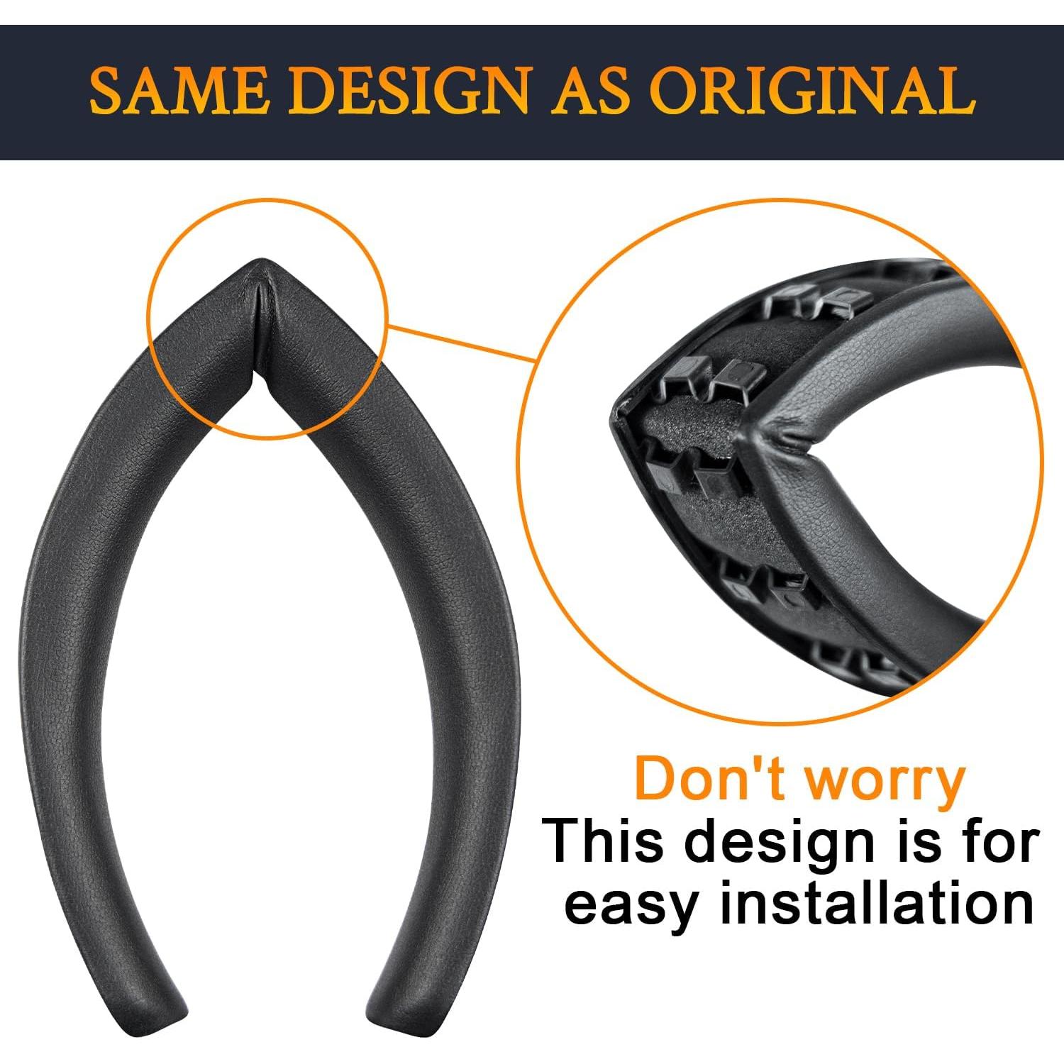 Funda de diadema SOULWIT para auriculares Bose QC Ultra - Negro