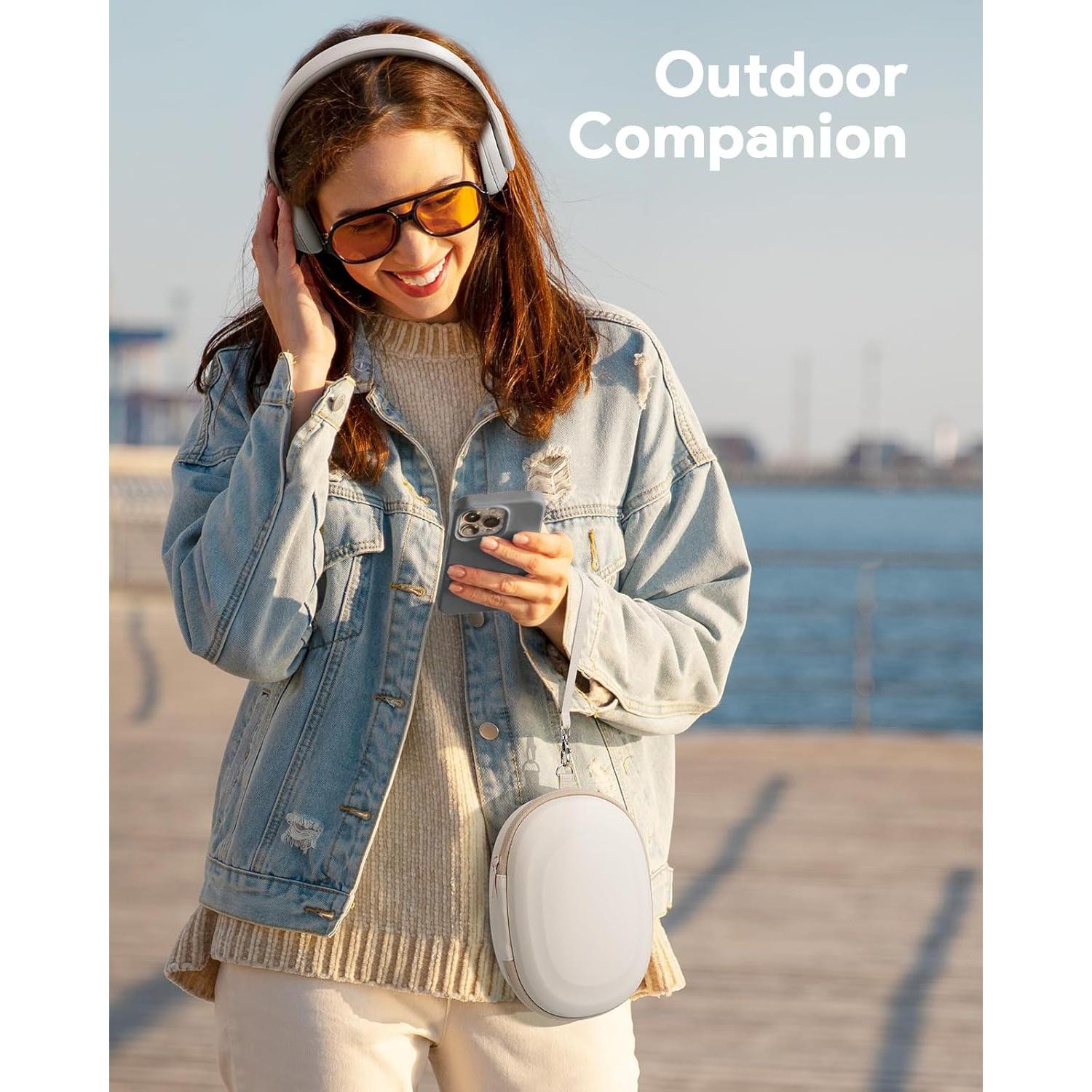 Funda para Auriculares Beats Studio Pro/Solo 4/3 - Beige