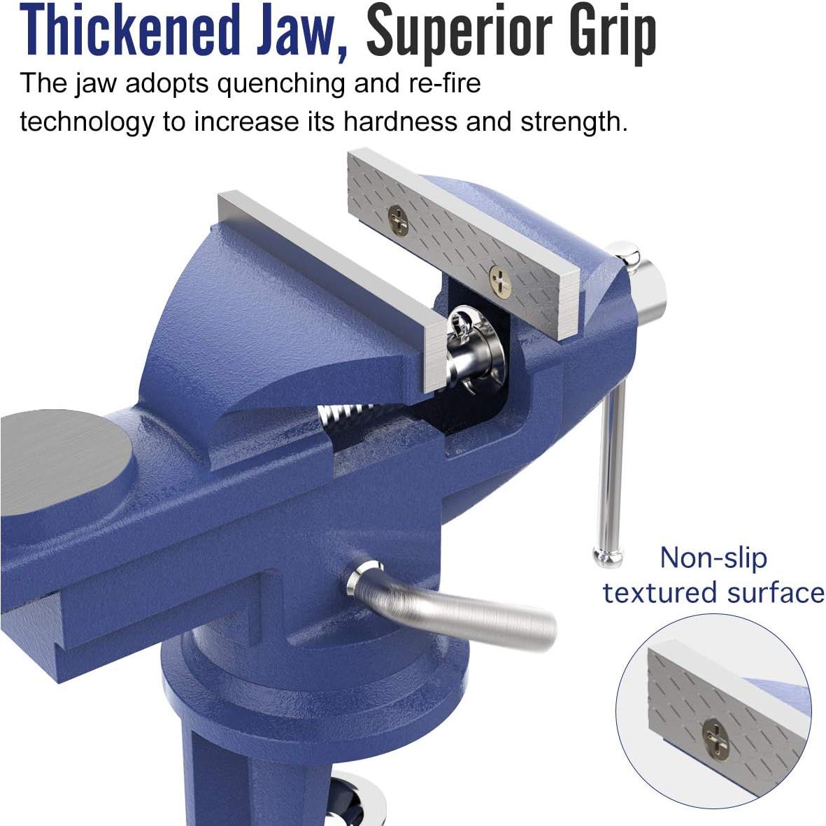 Prensa Universal Housolution 76.2 mm Base Giratoria 360°