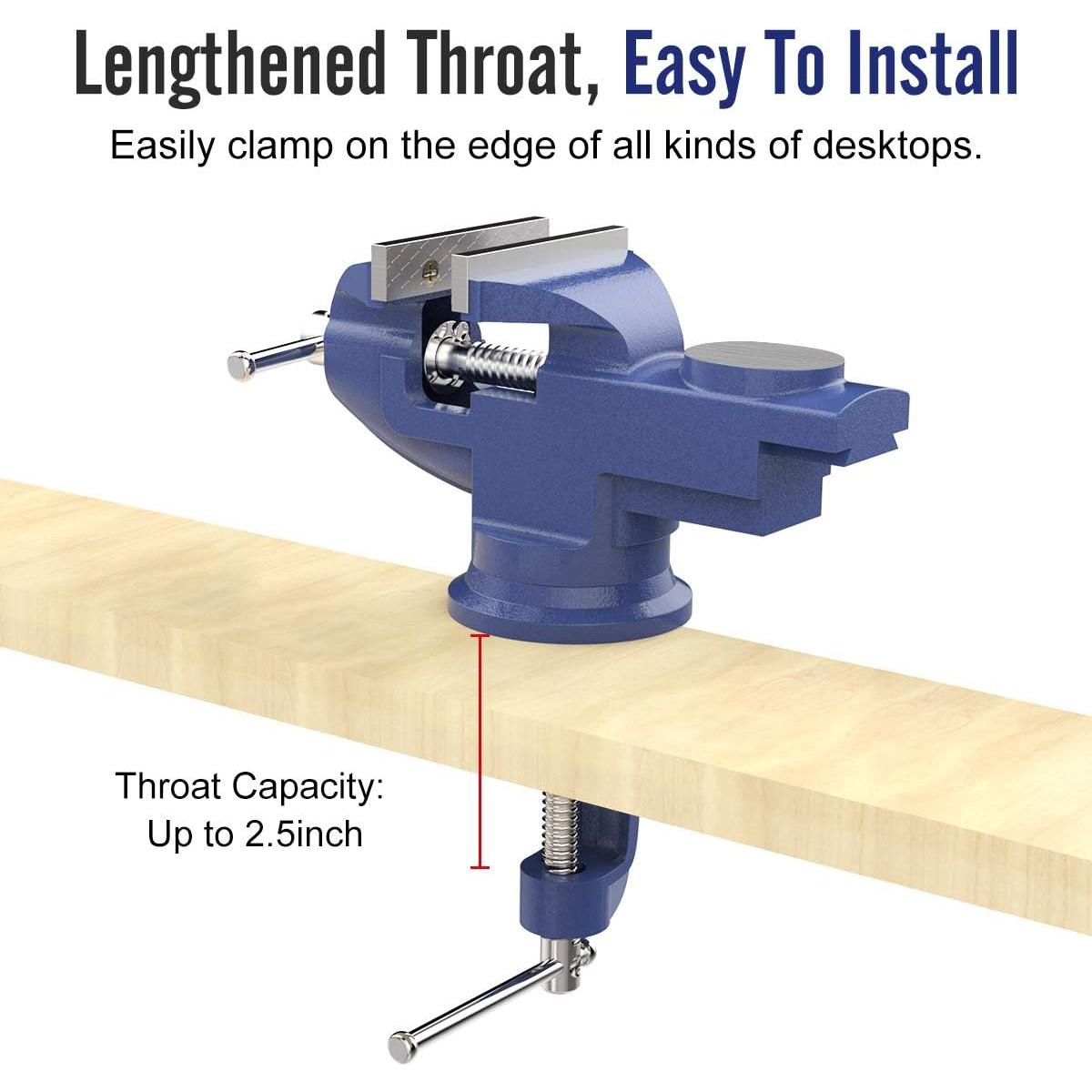 Prensa Universal Housolution 76.2 mm Base Giratoria 360°