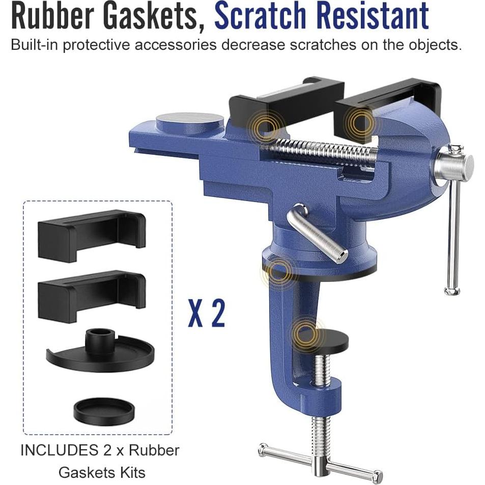 Prensa Universal Housolution 76.2 mm Base Giratoria 360°