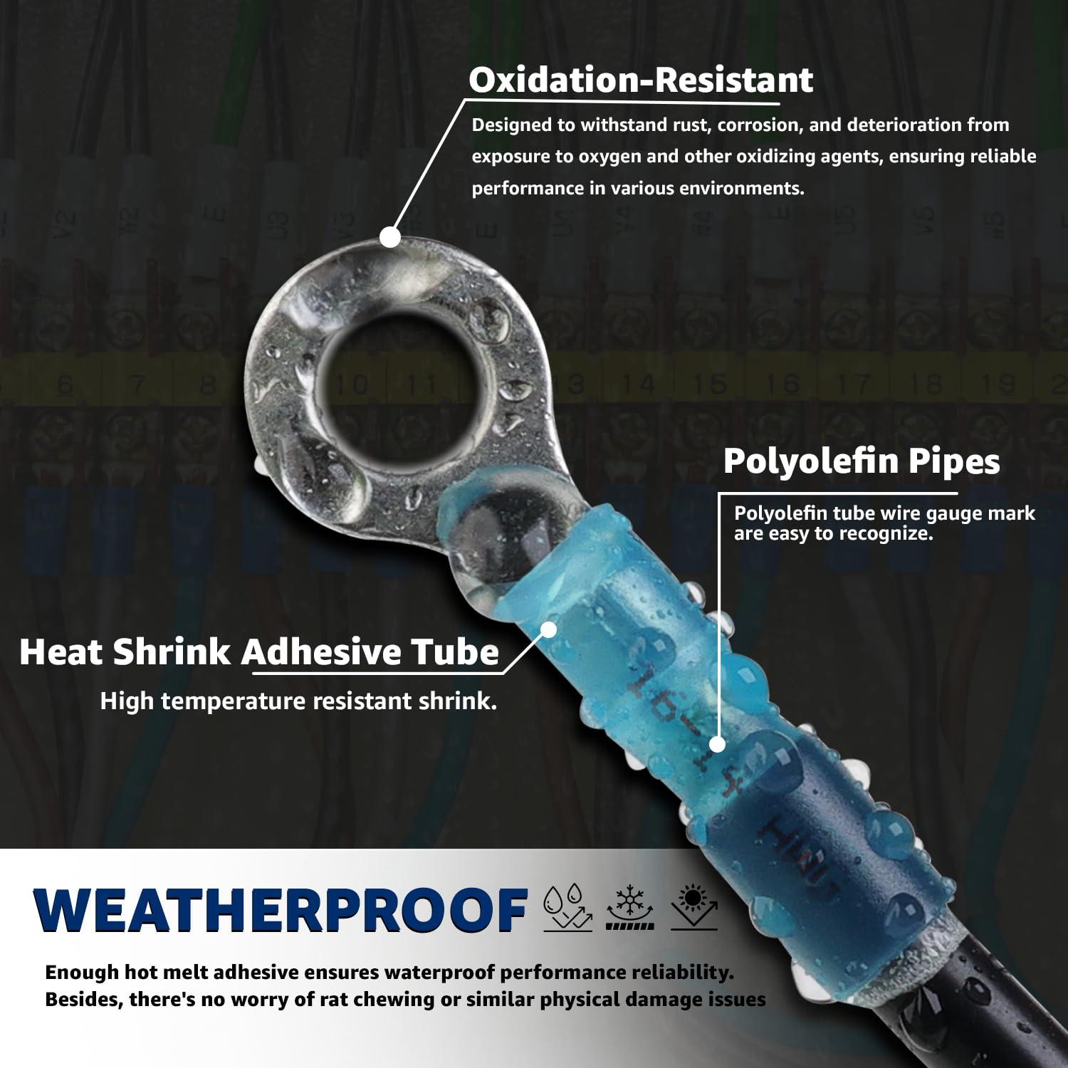 Kit de Conectores de Cable Termoretráctiles Ledvillage 120 Pcs